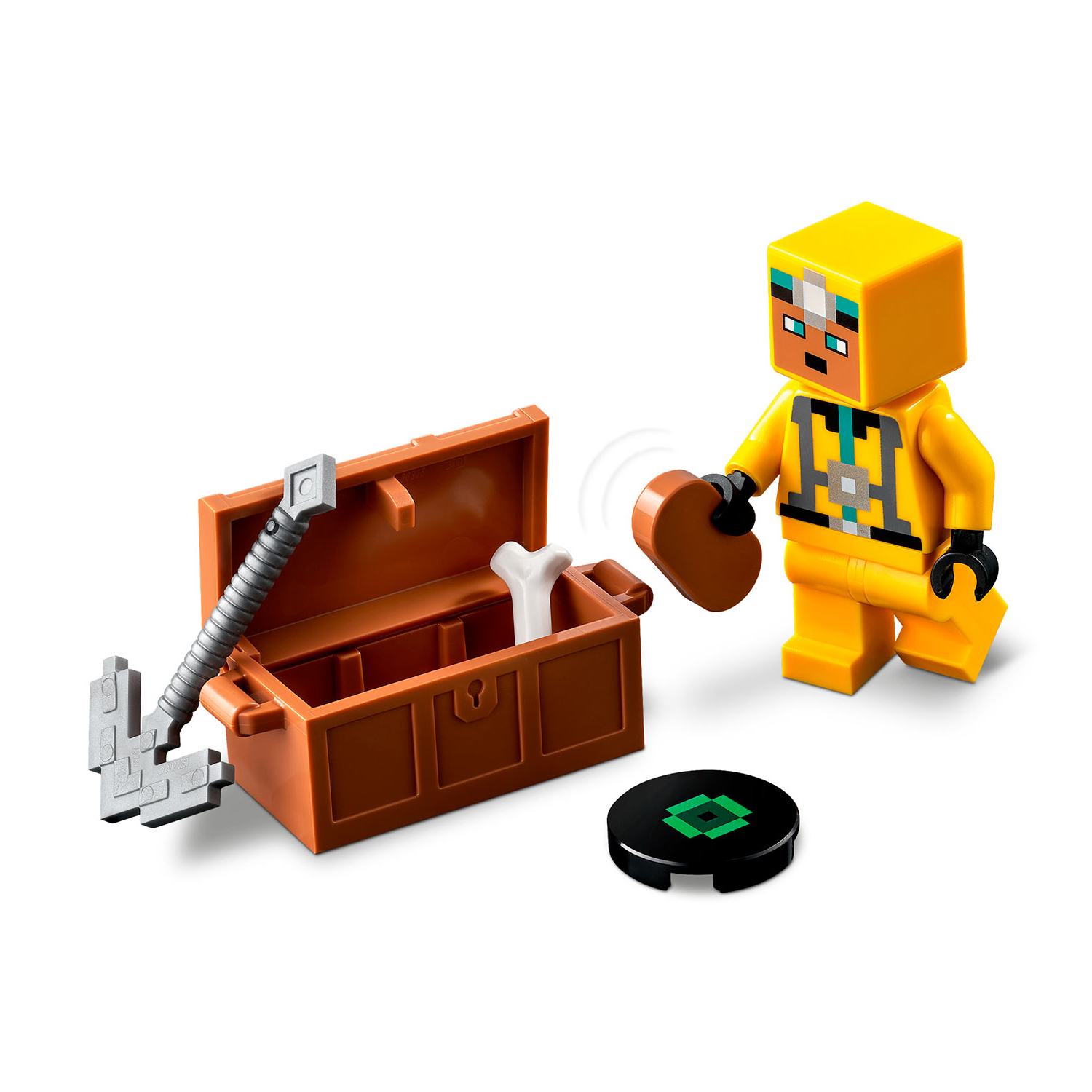 Конструктор LEGO Minecraft Подземелье скелета блочный - фото 2