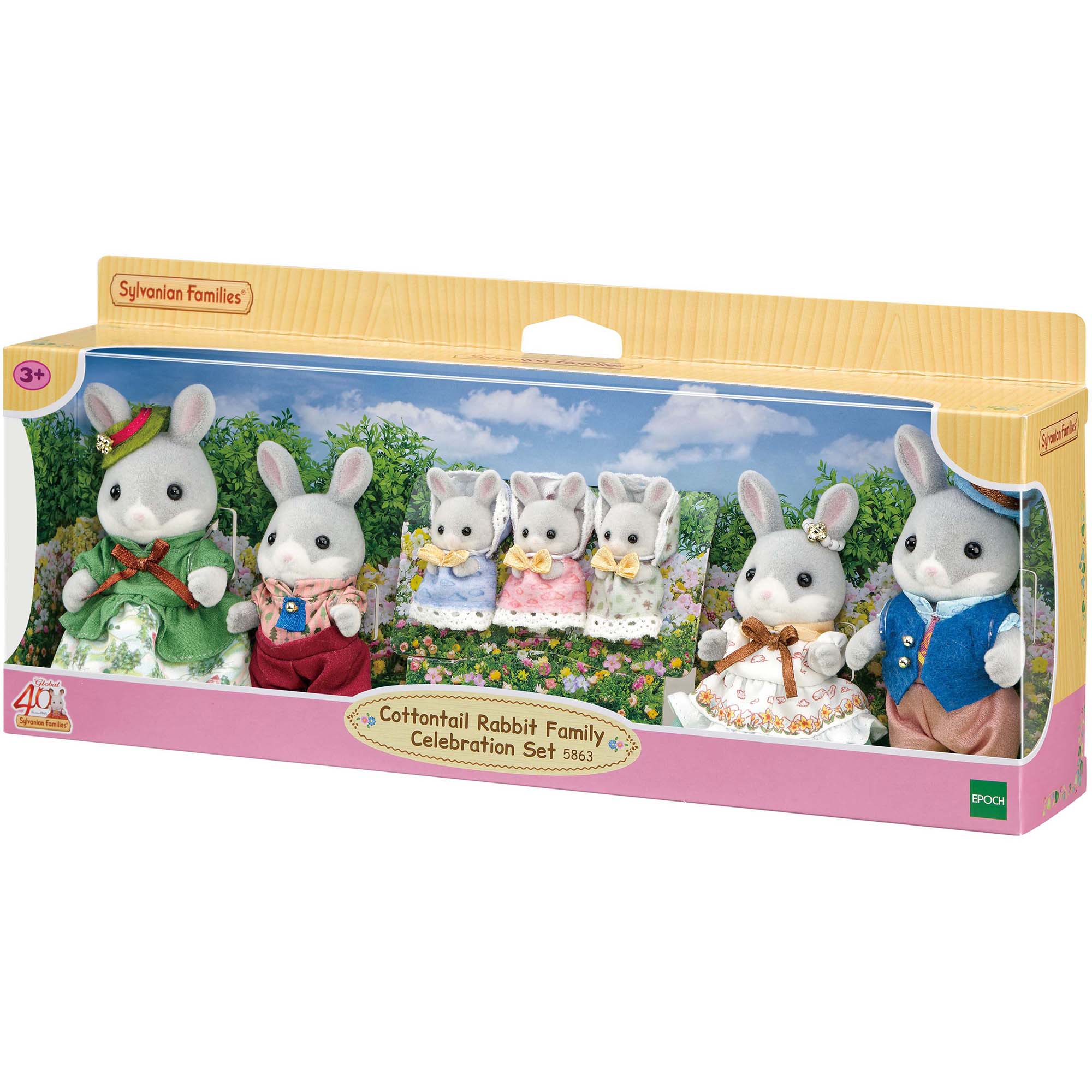 Игровой набор Sylvanian Families Семья Серых кроликов - фото 2