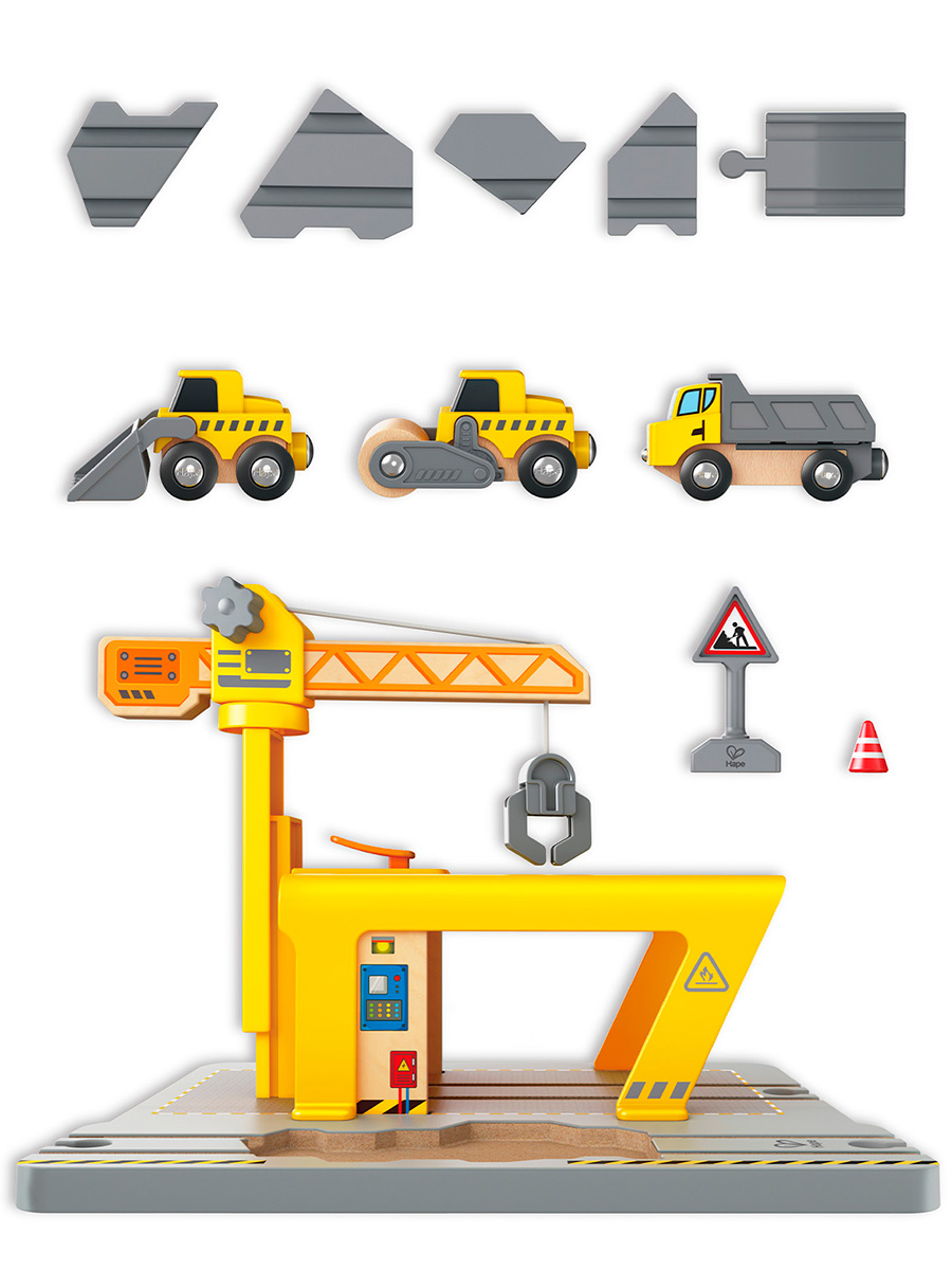 Набор железнодорожный Hape E3878_HP - фото 10