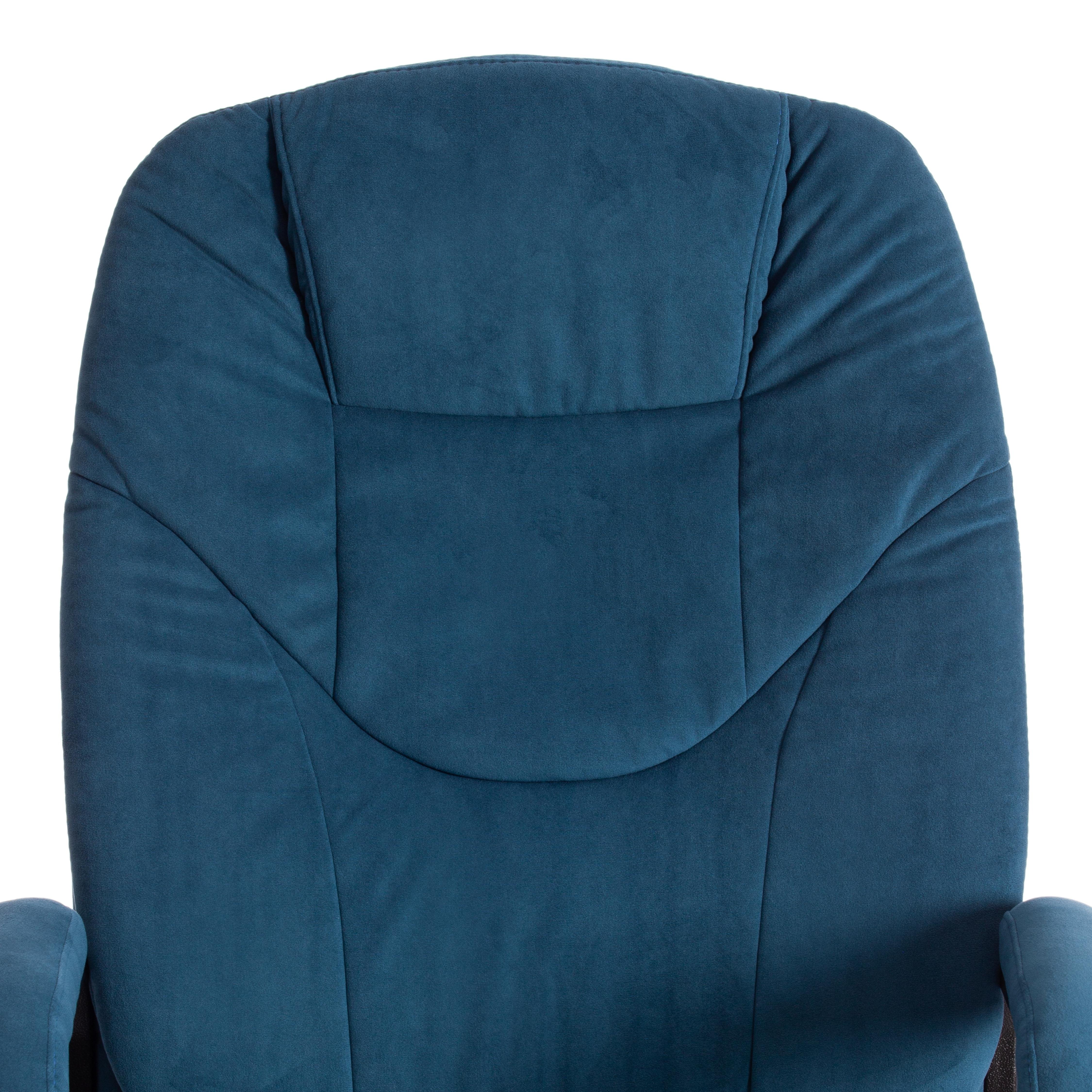Компьютерное кресло TETCHAIR Комфорт Лт флок синий - фото 9