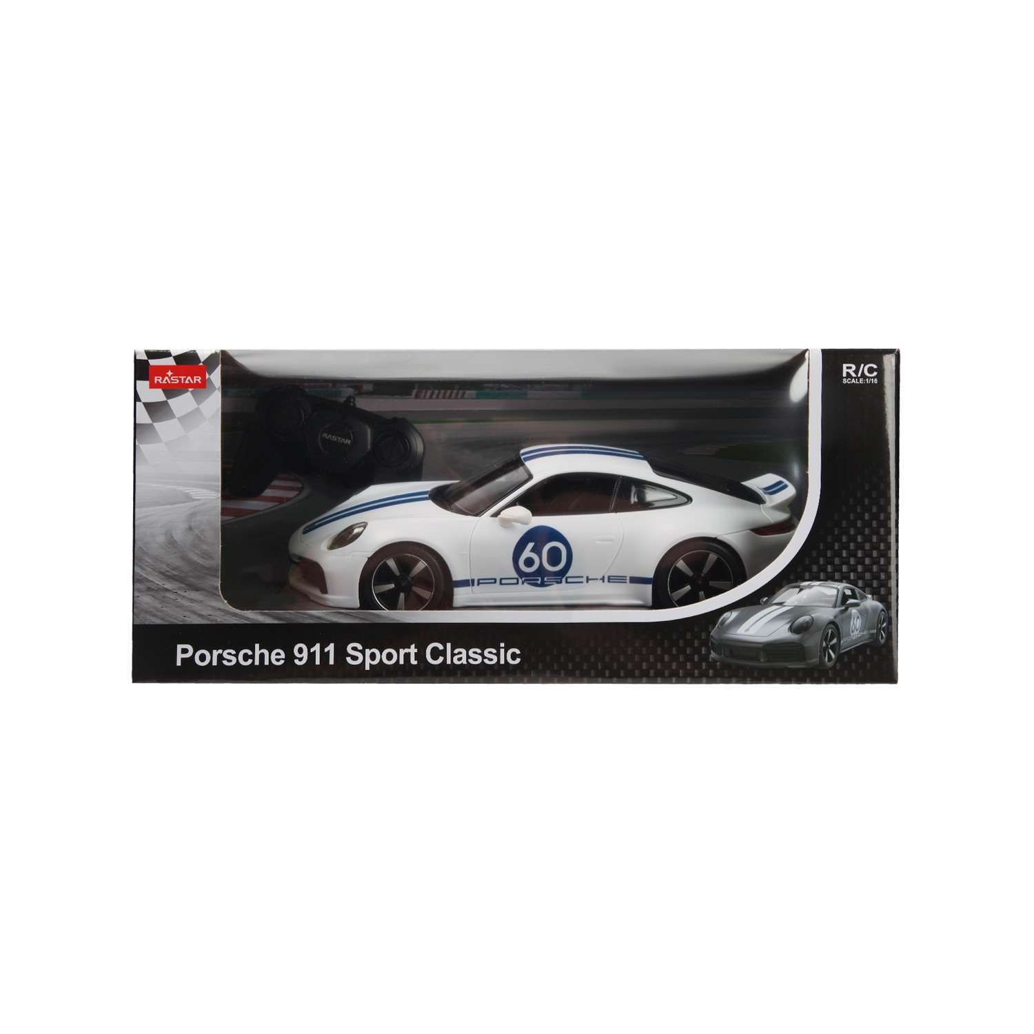 Автомобиль РУ Rastar Porsche 911 Sport Classic 1:16 - фото 7