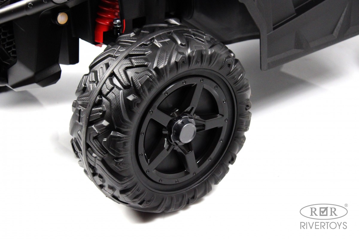 Электромобиль RIVERTOYS K777KK-LUX-BUGGY-BLACK С пультом ДУ - фото 25