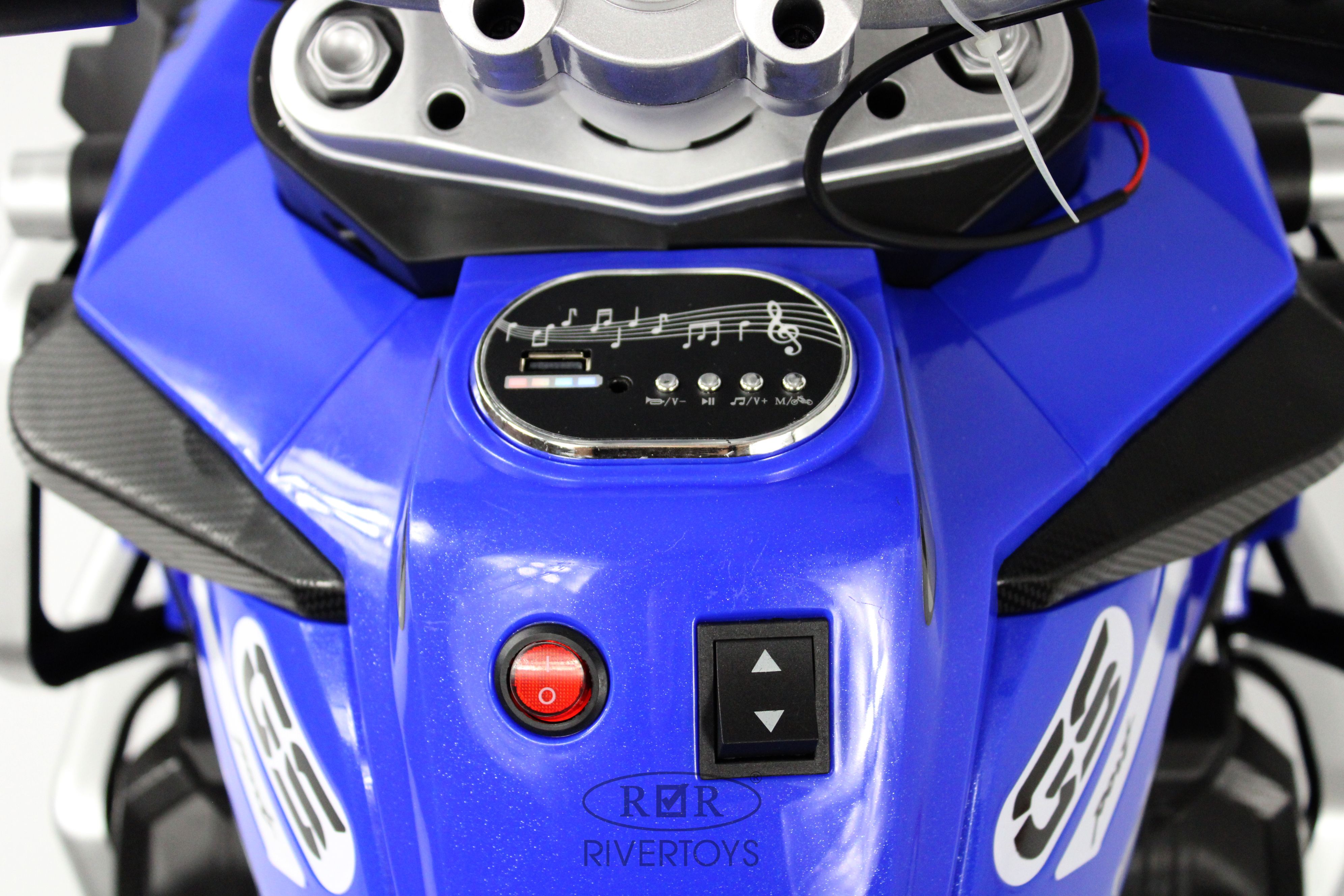 Электромобиль RIVERTOYS М008БХ-BLUE - фото 7