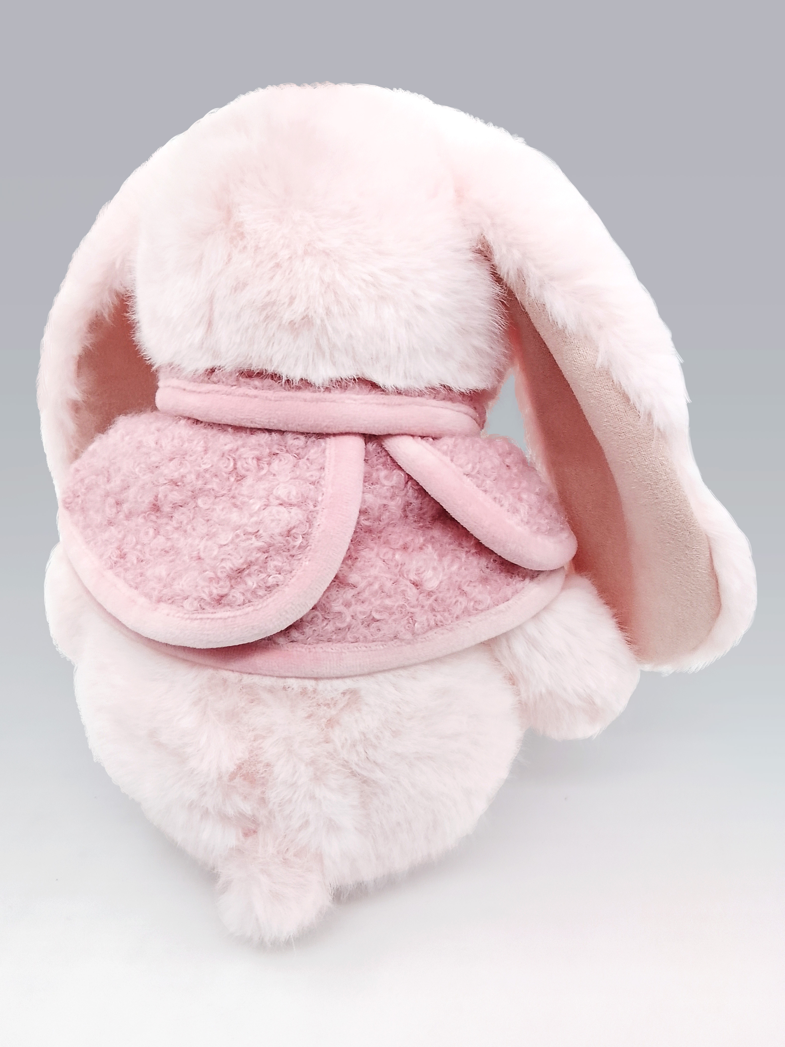 Мягкая игрушка Angelaki зайка Зайка розовый 35 см - фото 3