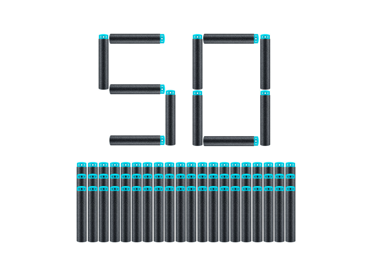 Бластер Zuru XSHOT  EXCEL 50 шт 36588 - фото 2