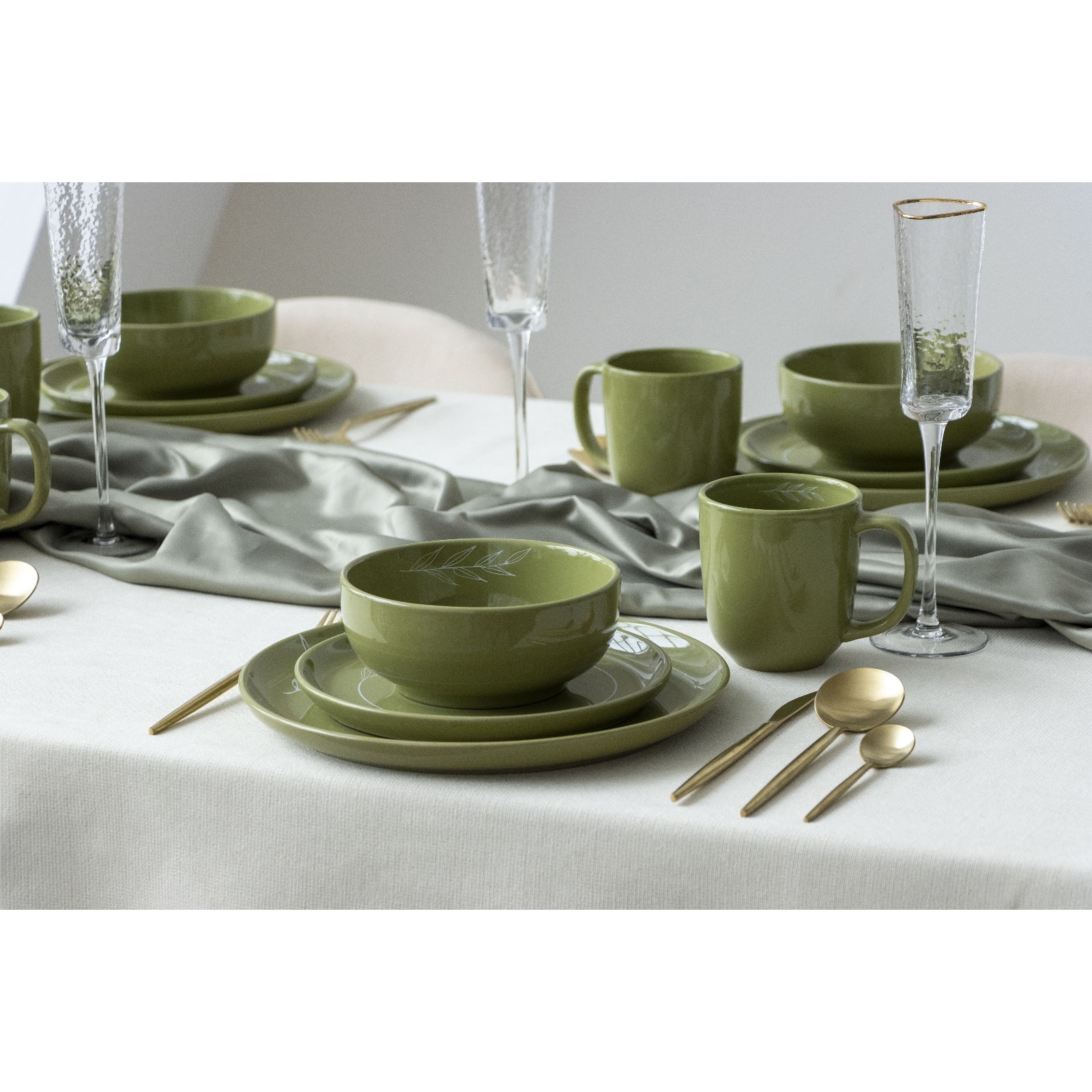 Глубокая тарелка Sima-Land Олива 15 5 х 6 5 см - фото 11