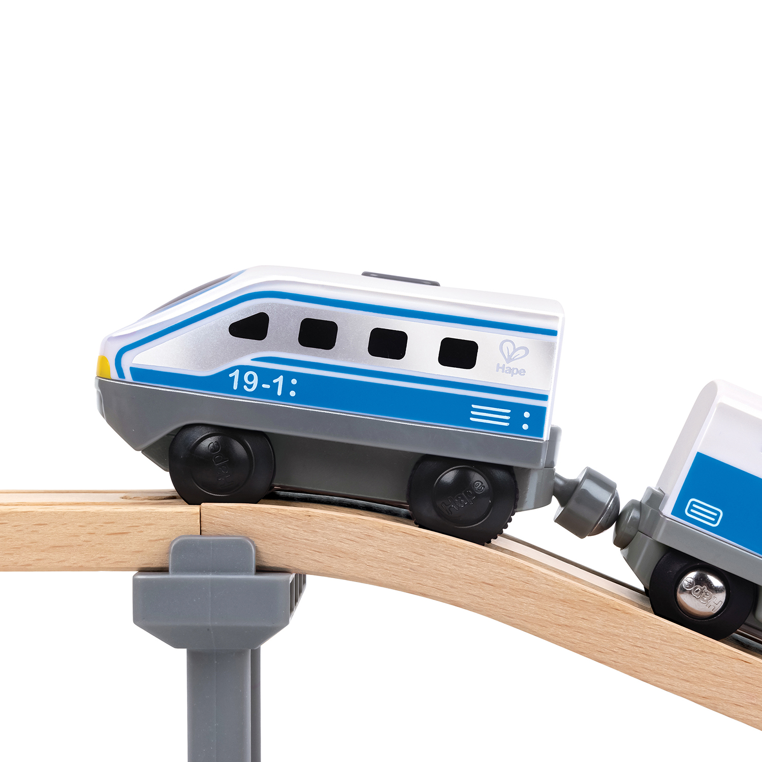Набор железнодорожный Hape 10 см E3784_HP - фото 3