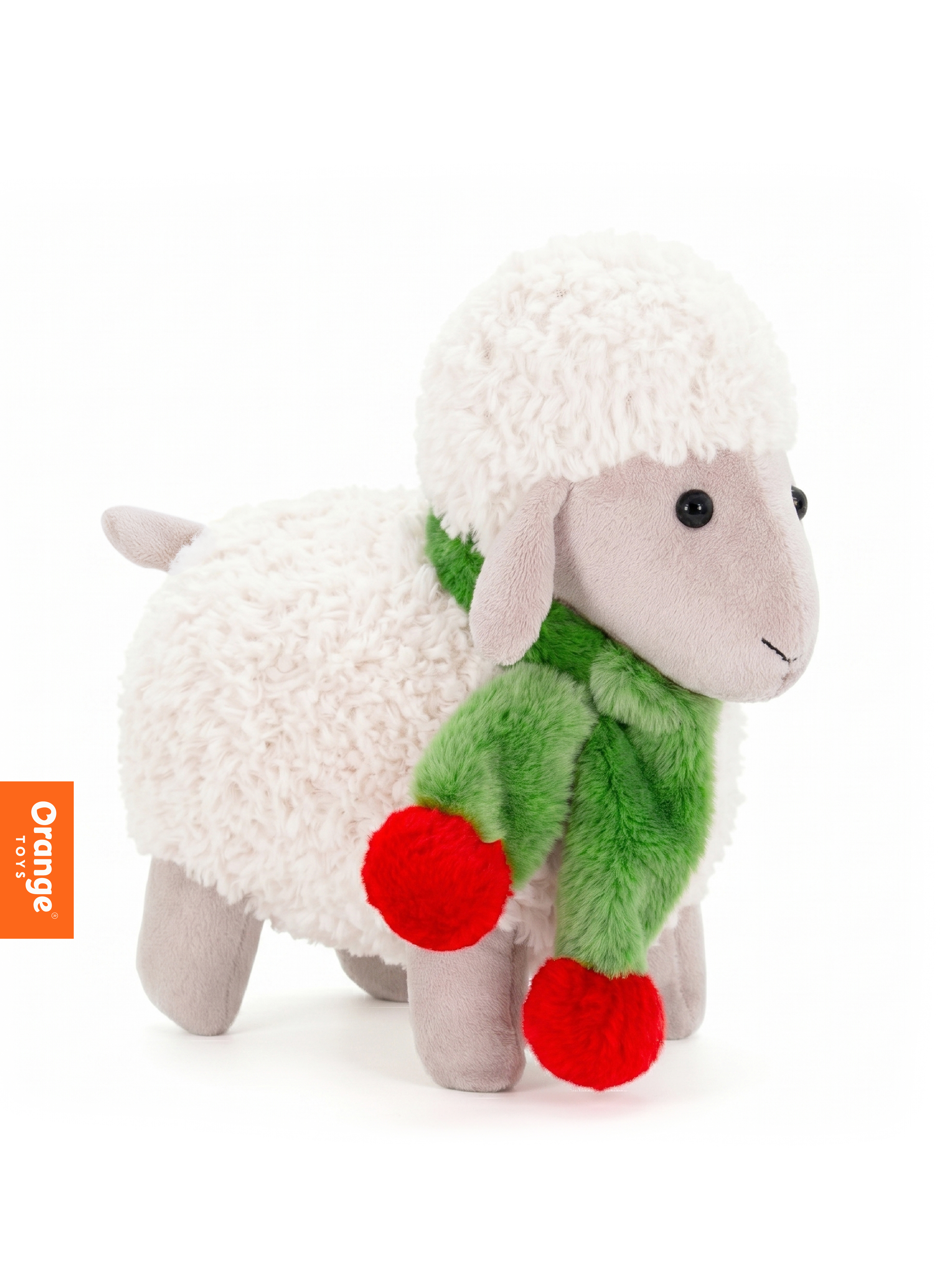 Мягкая игрушка Orange Toys Овечка Долли молочная 17 см - фото 2