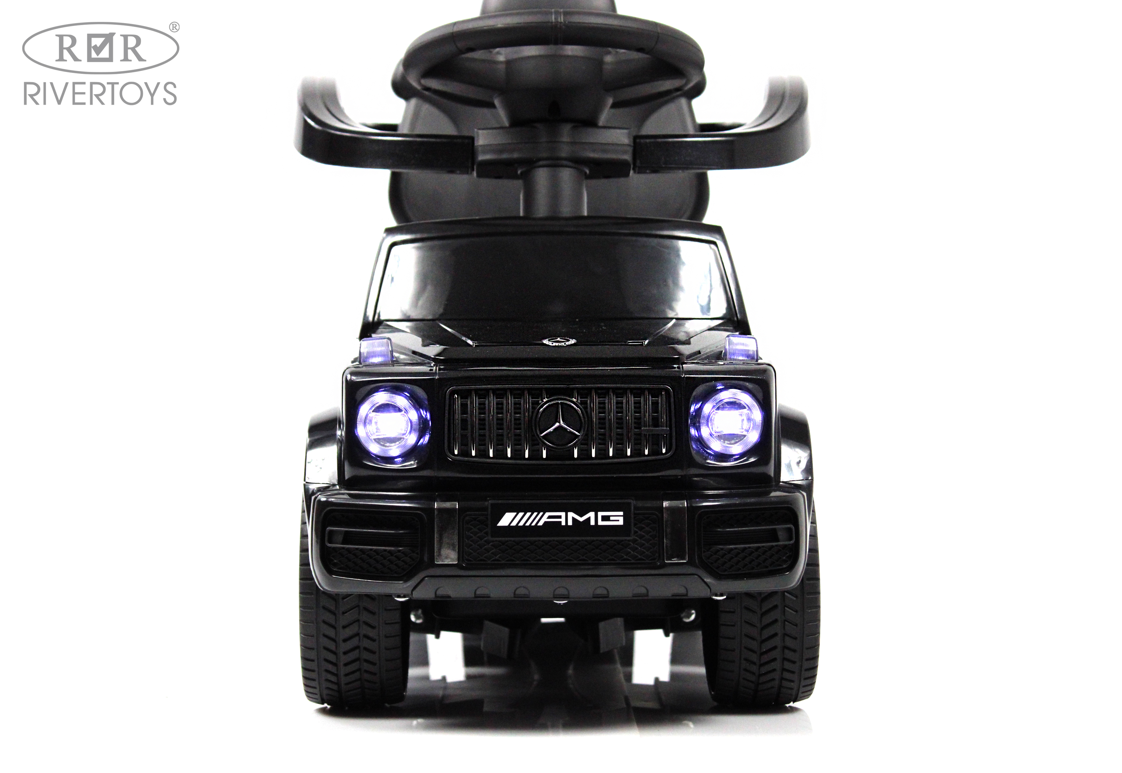 Каталка RIVERTOYS Mercedes-BenzG63 Black Diamond черный - фото 10
