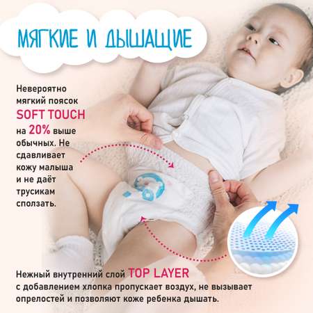 Трусики NAO ночные L (9-14 кг) 44 шт.