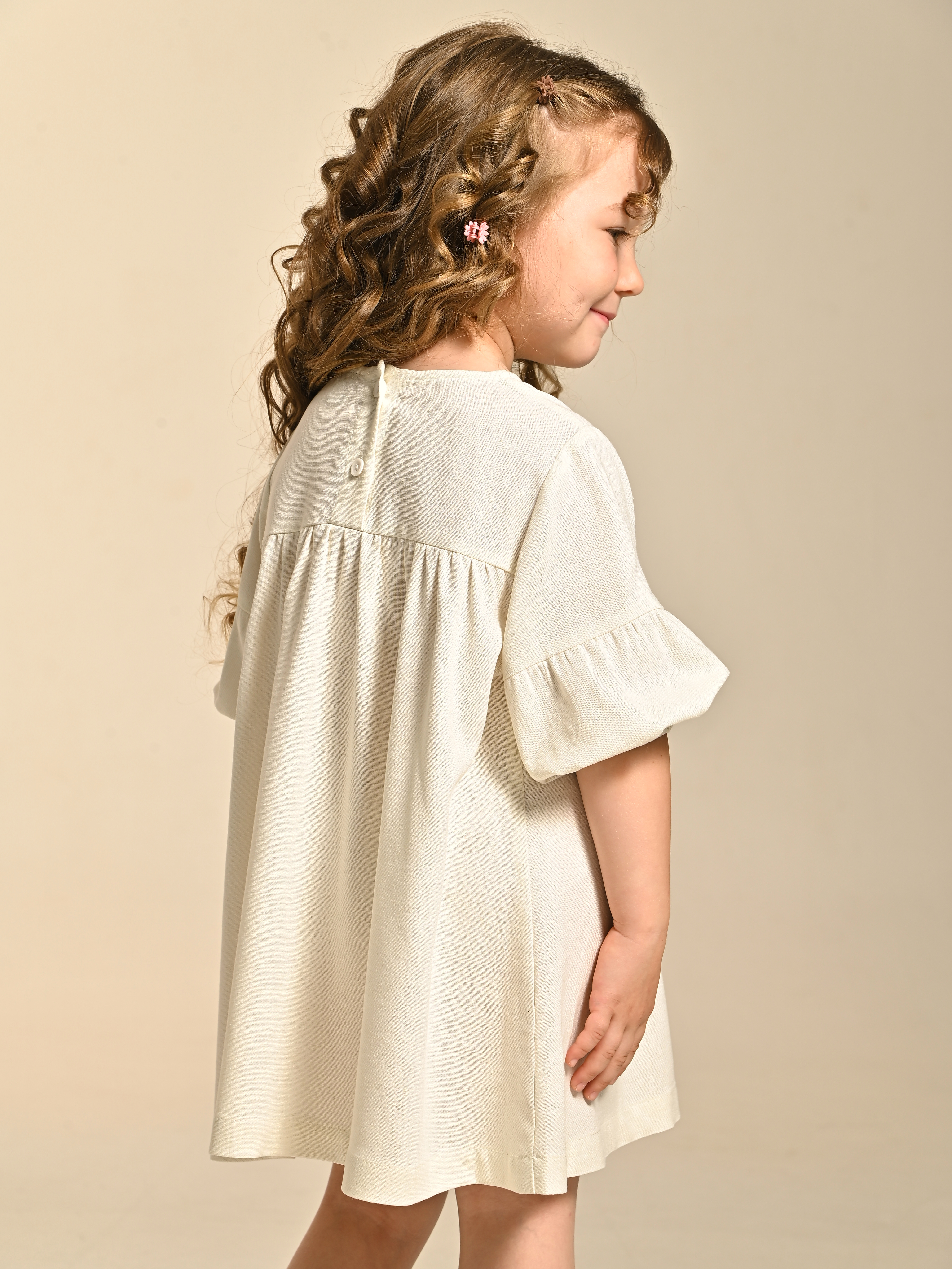 Платье Artcher Платье012Молочное_с_вышивкой - фото 3