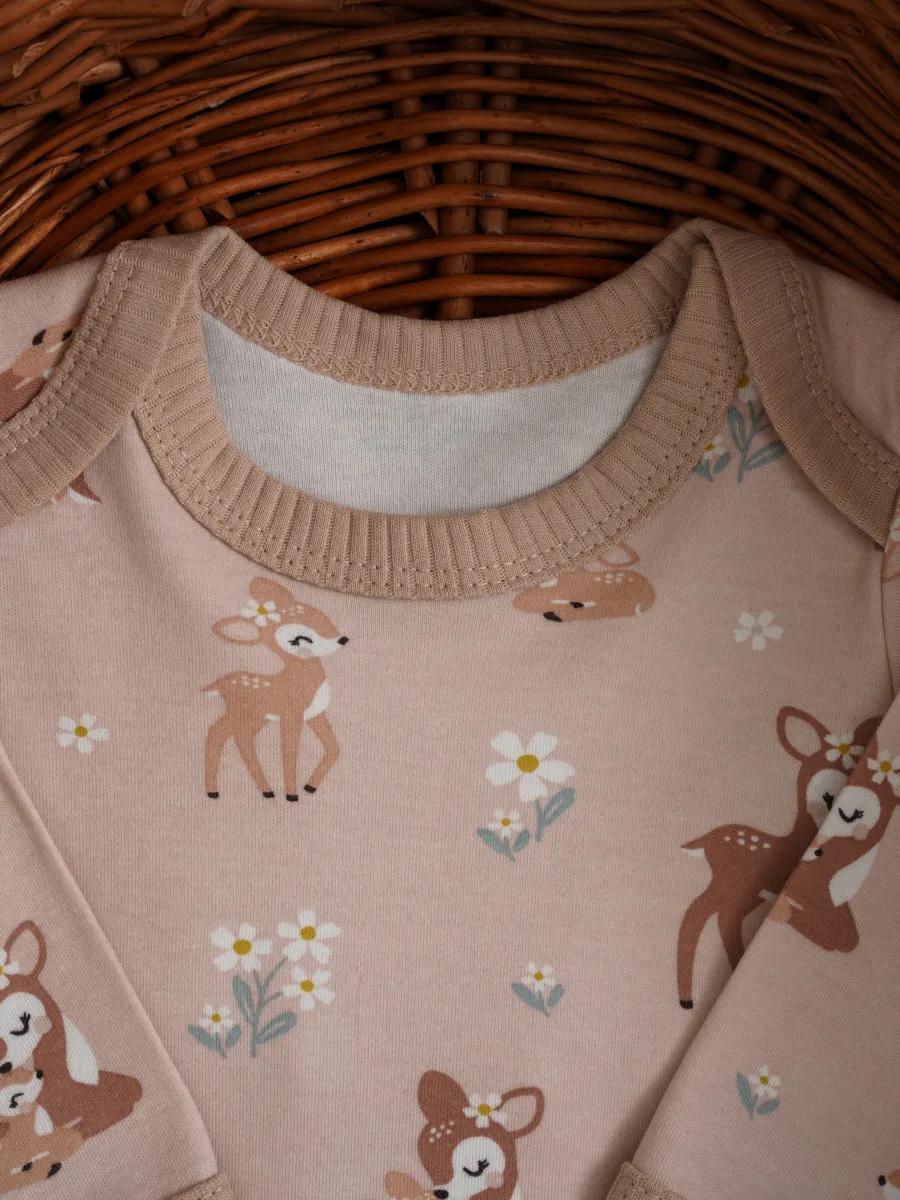 Боди 3 шт Супер Пупс нбр/3пр/бд/sk20/рубчик/леснаясказка - фото 26