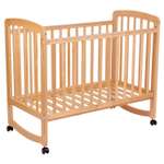 Детская кроватка Polini kids прямоугольная, без маятника (бежевый)