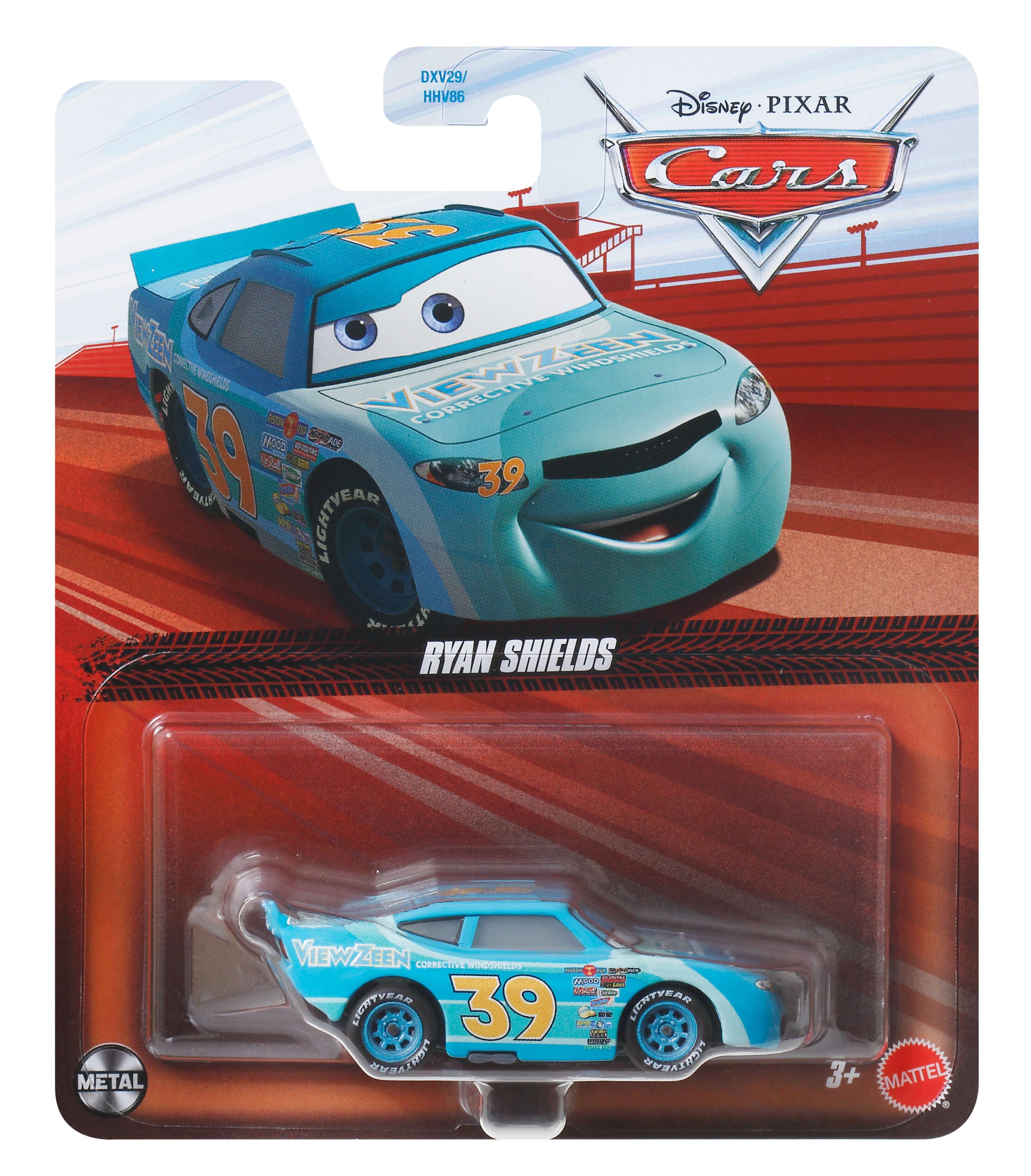 Автомобиль Cars Ryan Shields 1:64 DXV29/JDL71 - фото 5