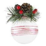 Украшение ёлочное Магия праздника Шар с шишками 12 см (3шт)