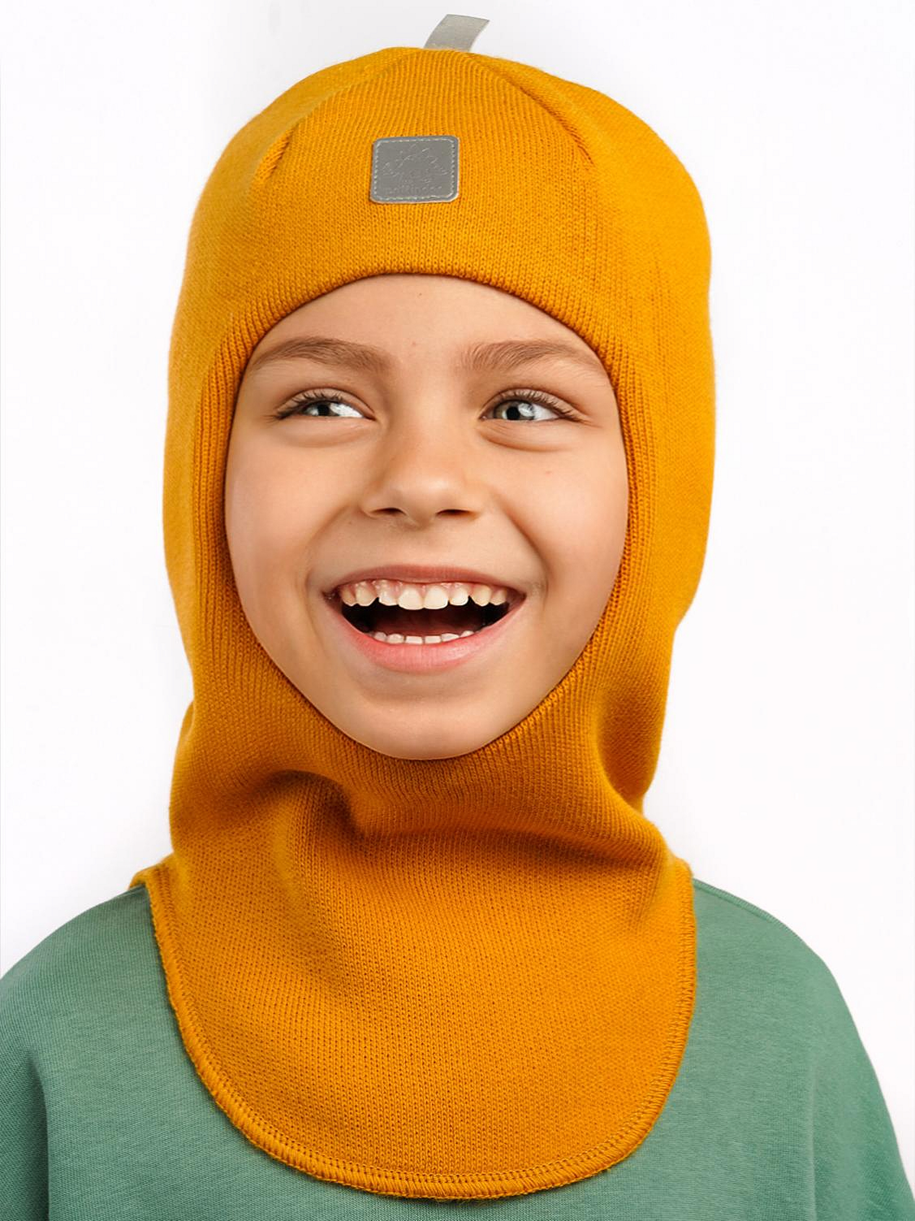 Шапка-шлем ПриКиндер MH3-6070 Цвет: Горчичный - фото 1
