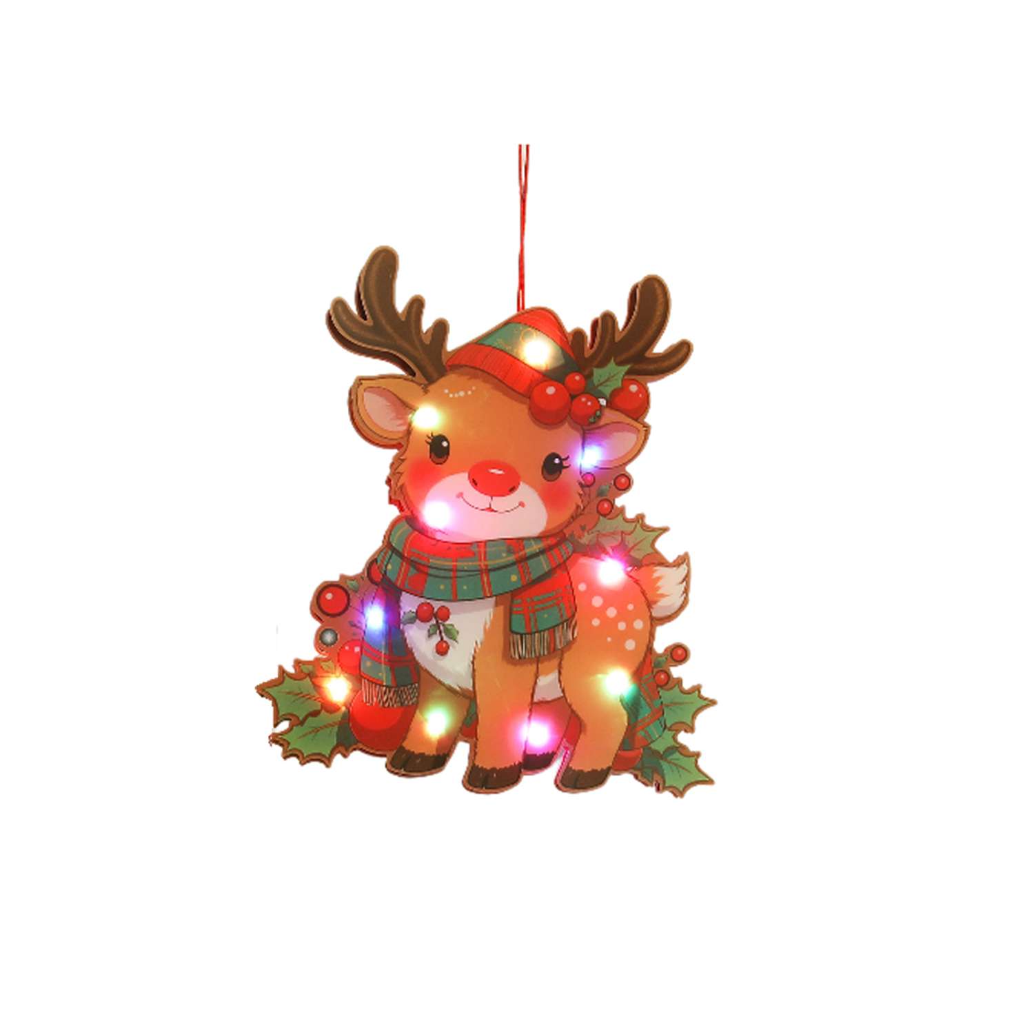 Панно новогоднее ё светящееся в ассортименте - фото 5