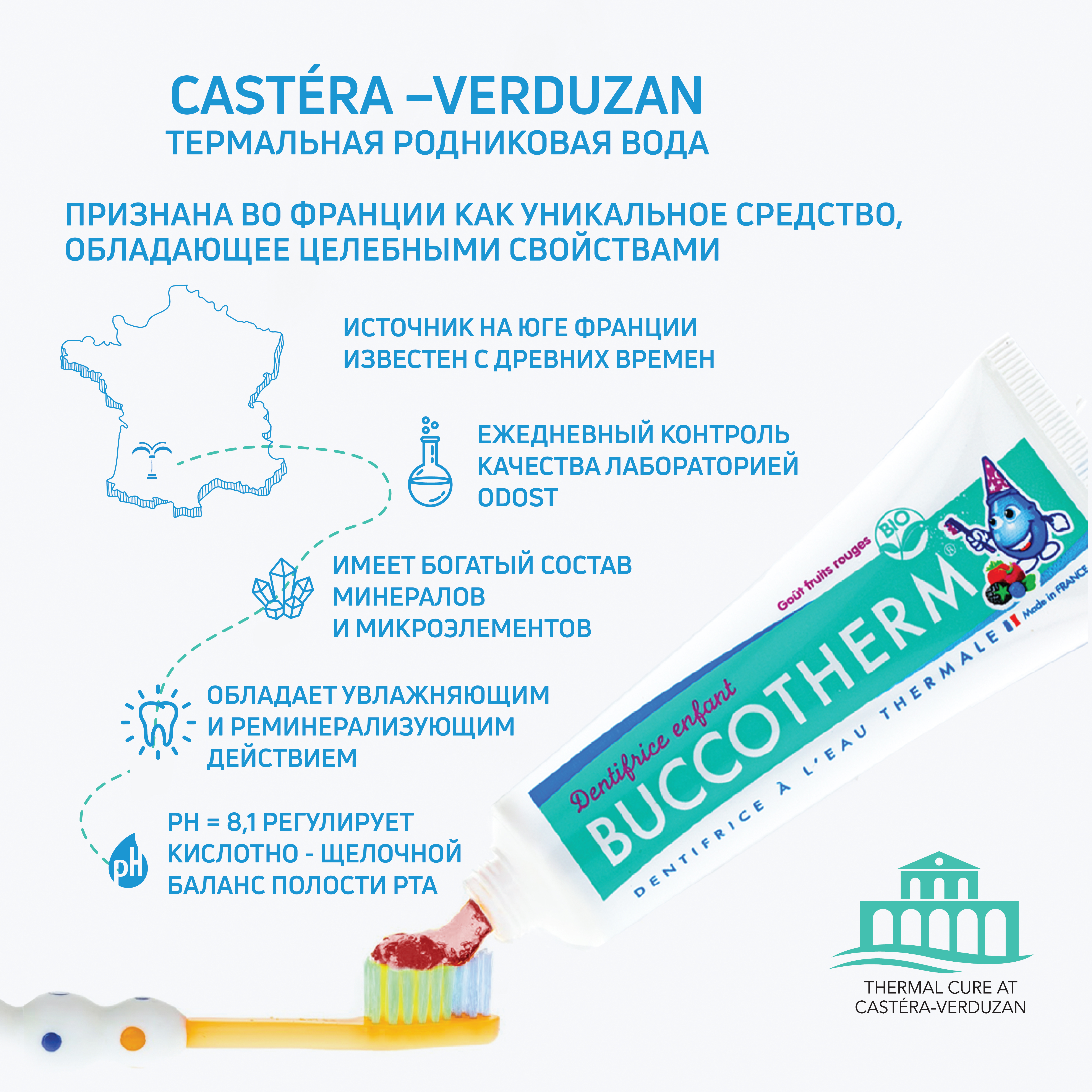 Зубной гель Buccotherm без фтора ягодный - фото 3