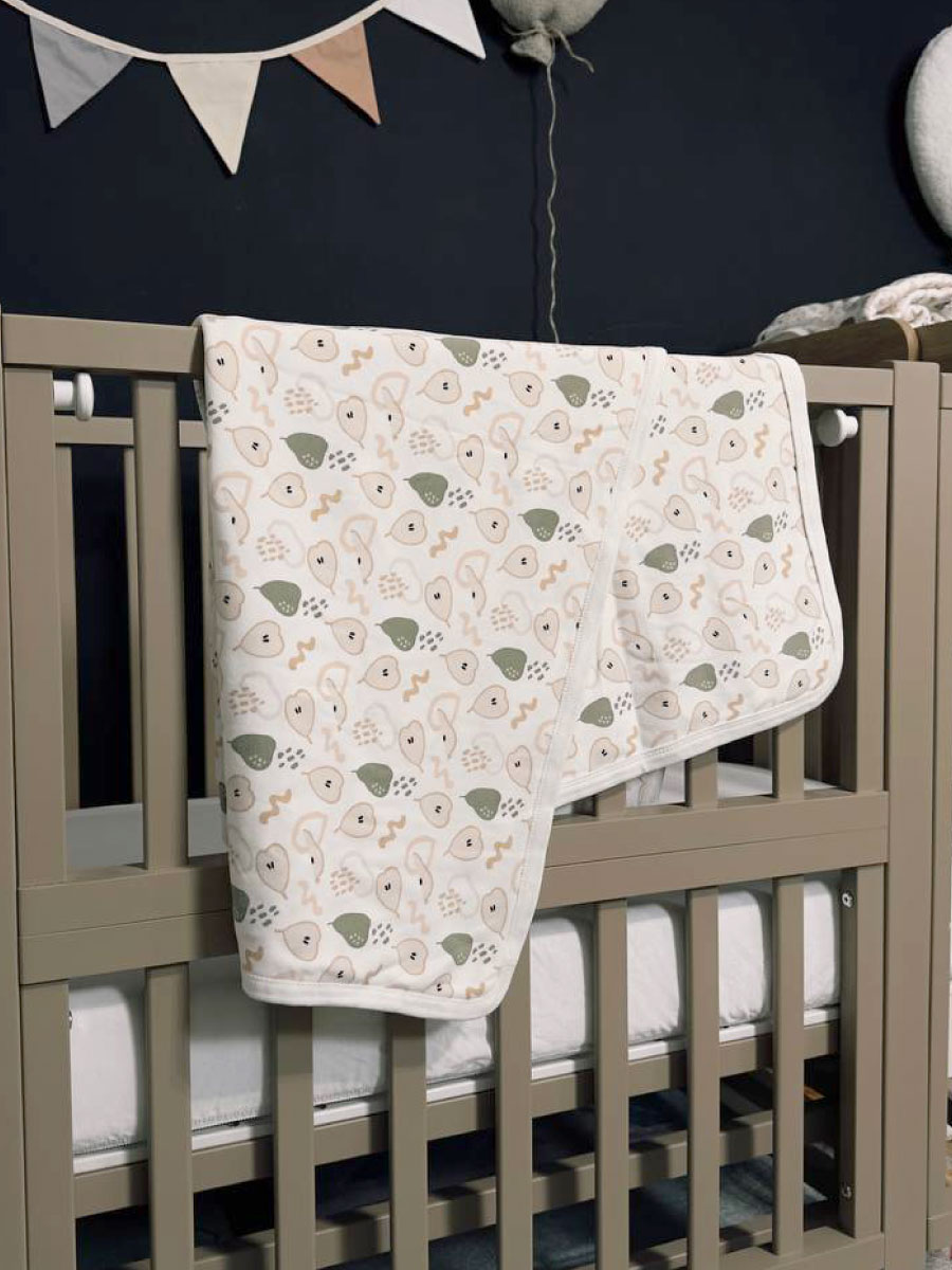 Пелёнка OLANT BABY Pear with me трикотаж 90х90 см - фото 6