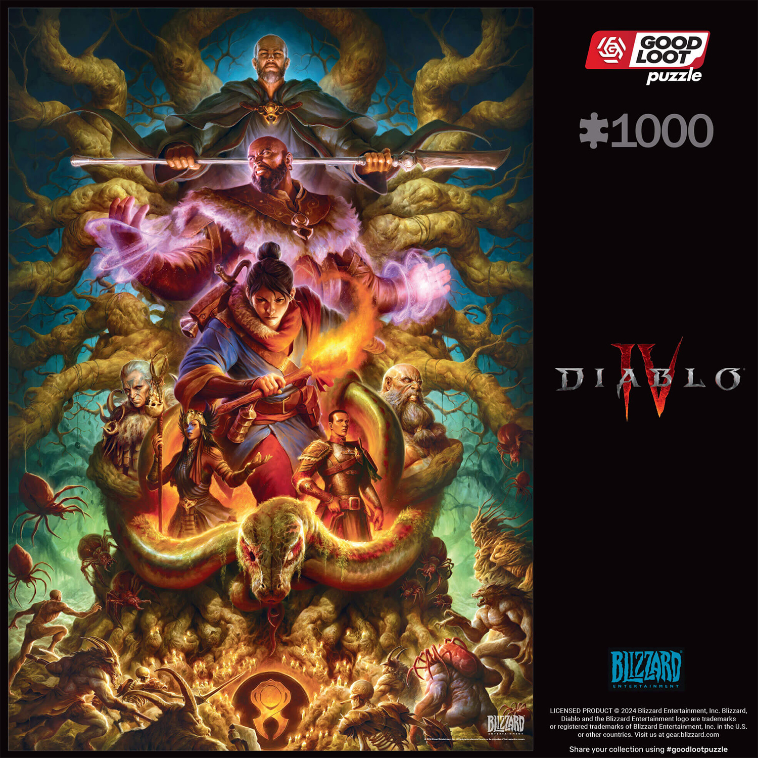 Пазл Good Loot Diablo IV Horadrim - 1000 эл классический - фото 7