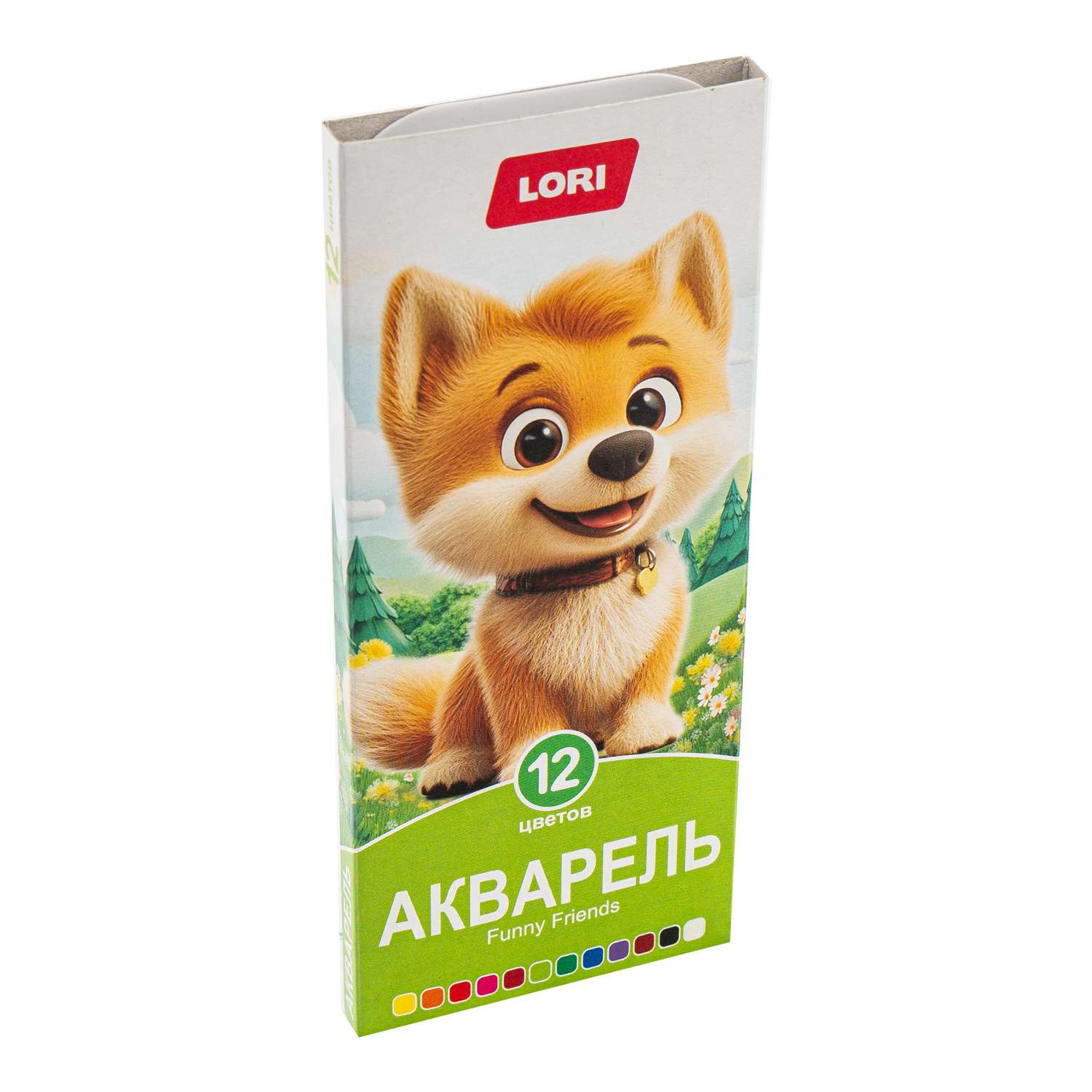 Краски акварель LORI(колорит) 12 цв. - фото 1