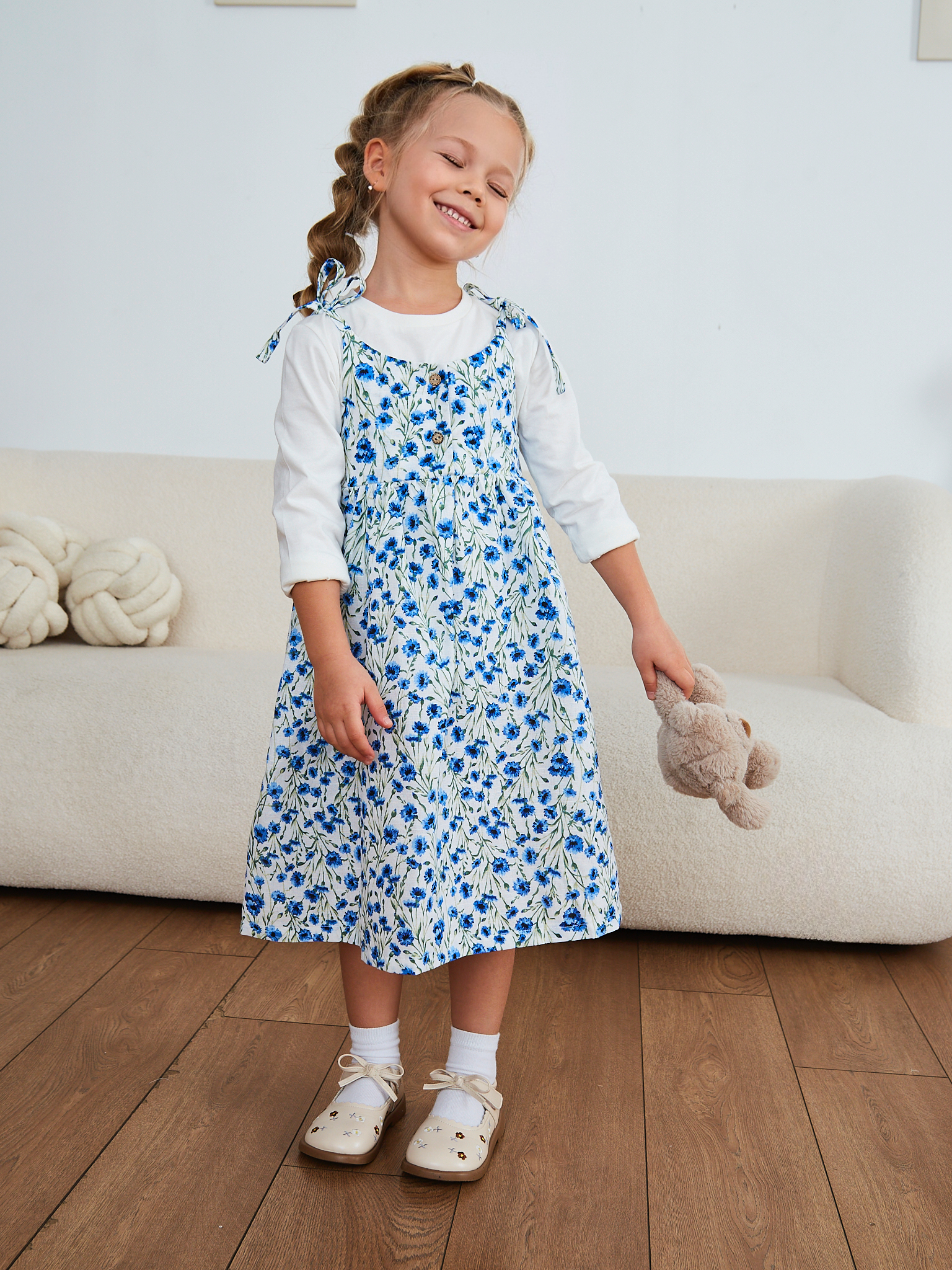 Сарафан MOUN сарафан_девочки_васильки - фото 18