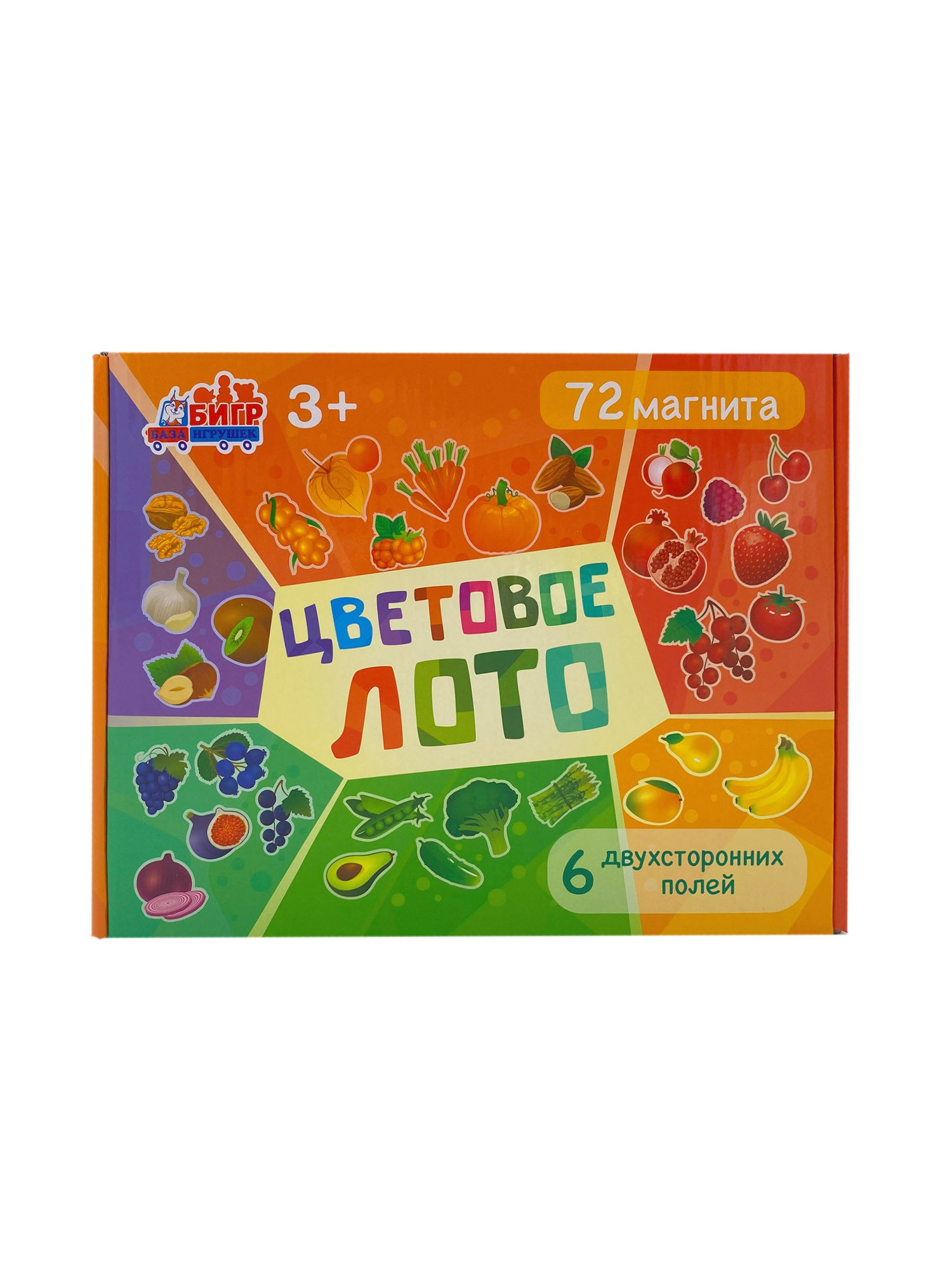 Настольная игра Бигр Лото цветовое магнитное УД85 - фото 8