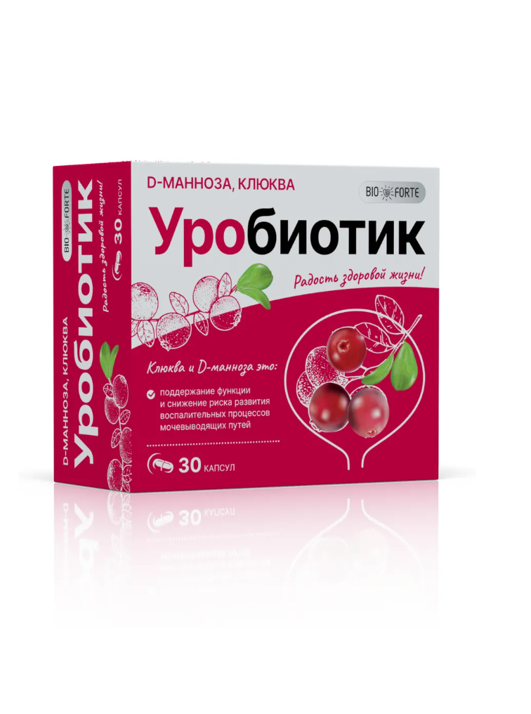 Витамины BioForte Уробиотик D-манноза - фото 2