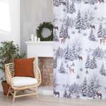 Комплект штор Этель Snow forest 145*260 см-2 шт
