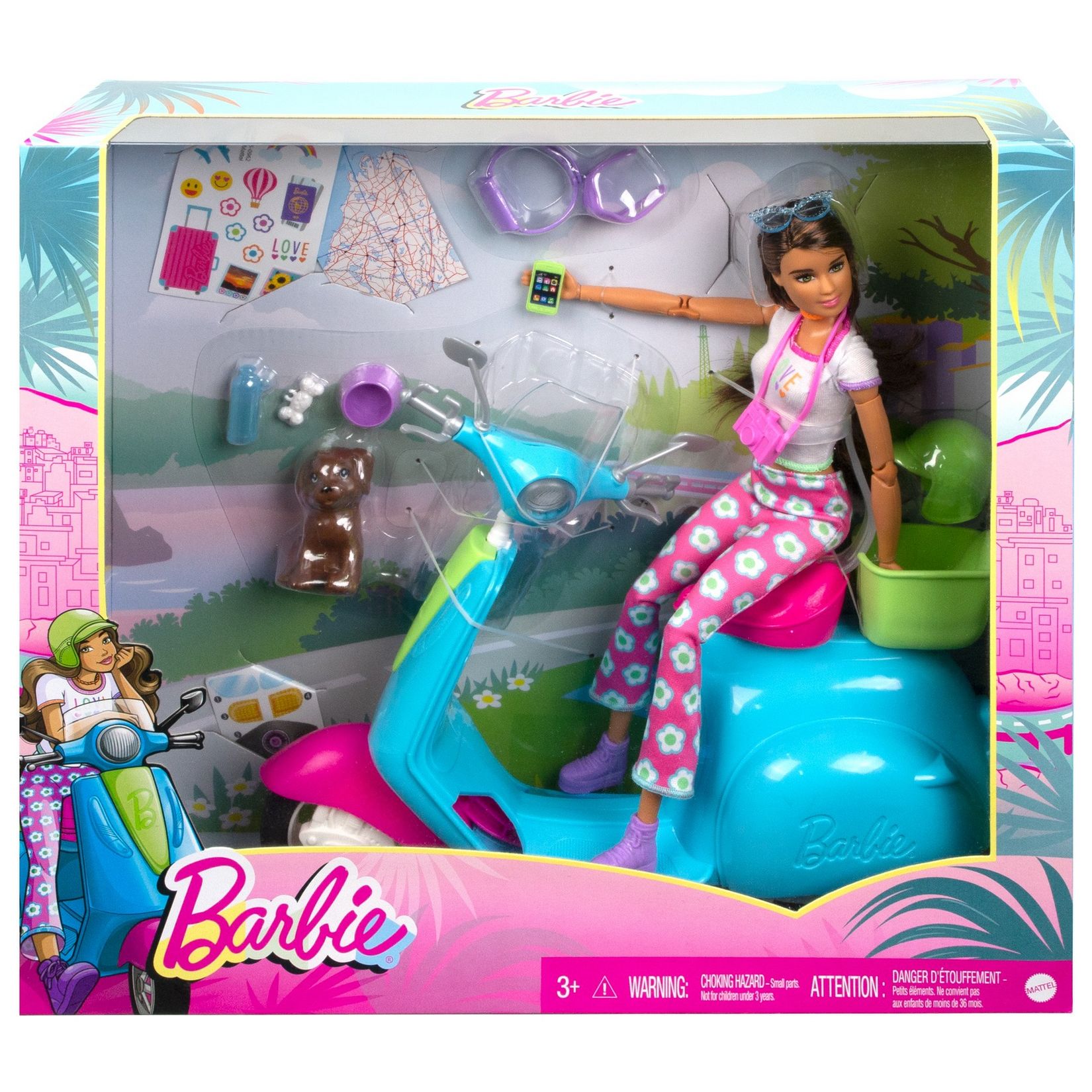 Игровой набор Barbie Кукла со скутером HGM55 - фото 2