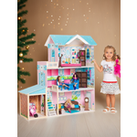 Домик для кукол PAREMO 118 см с мебелью