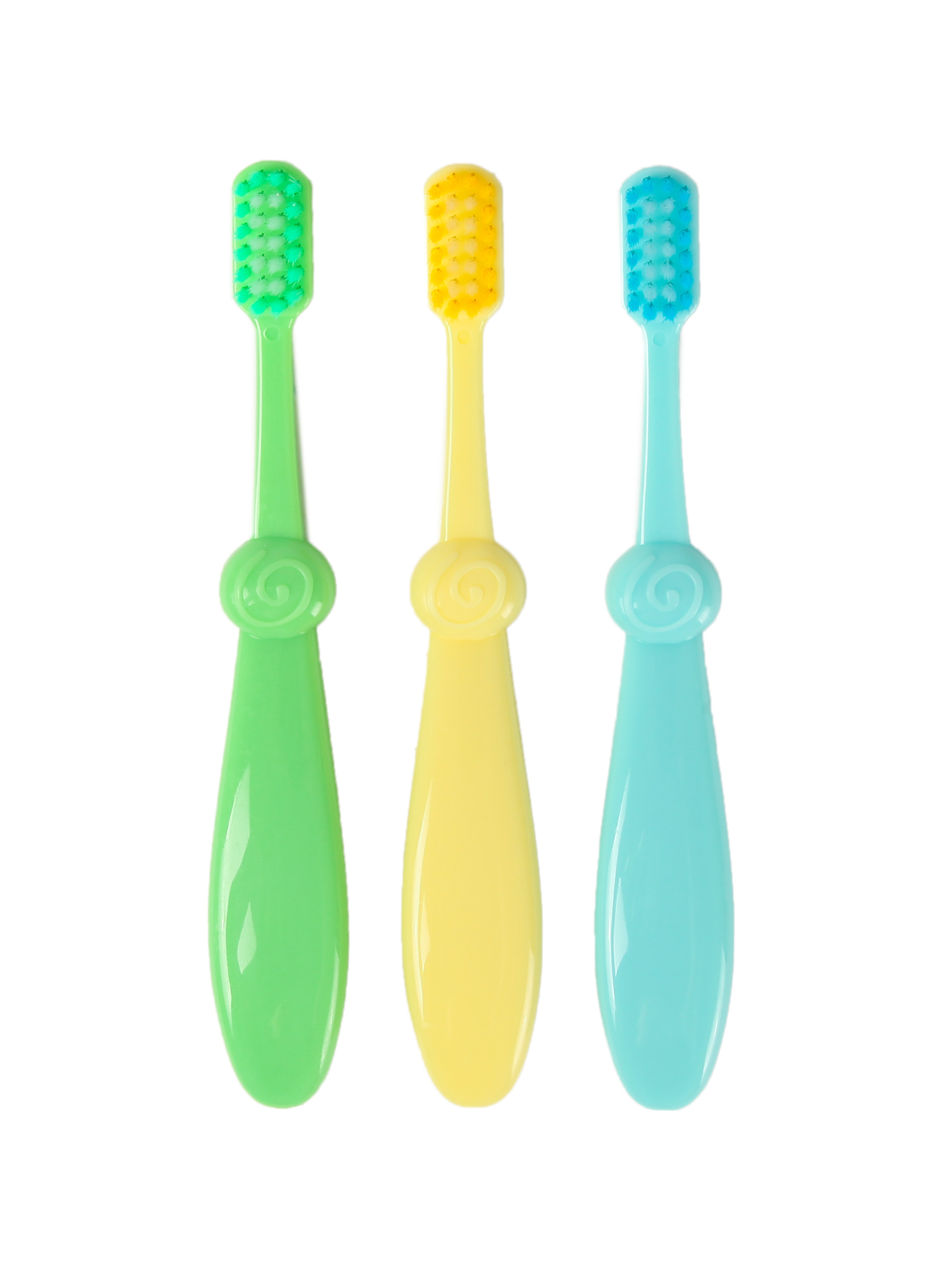 Зубная щетка классическая BabyGo от 1 года 3 шт. - фото 1
