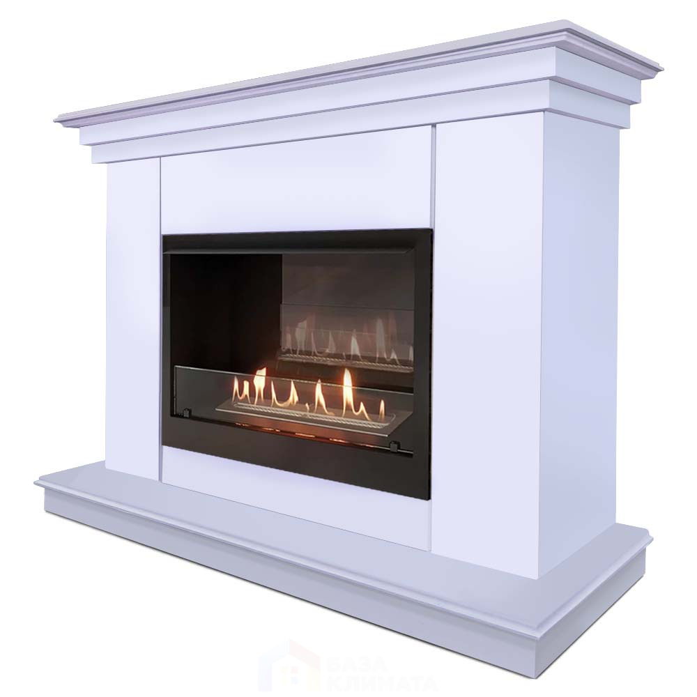 Каминокомплект Хорошие Камины Марс с очагом Firelight BFP/P-2520 белый - фото 2
