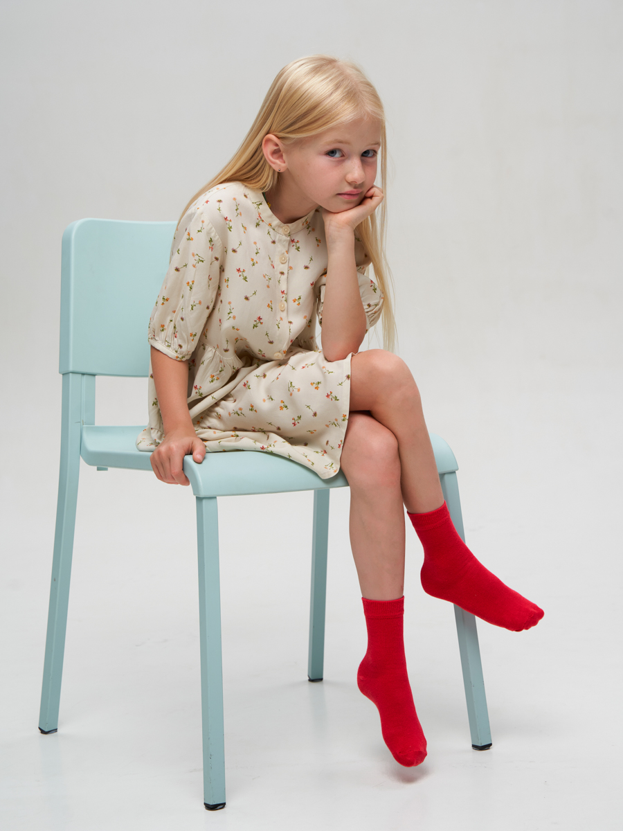 Носки 3 пары Babushka D3красный - фото 7