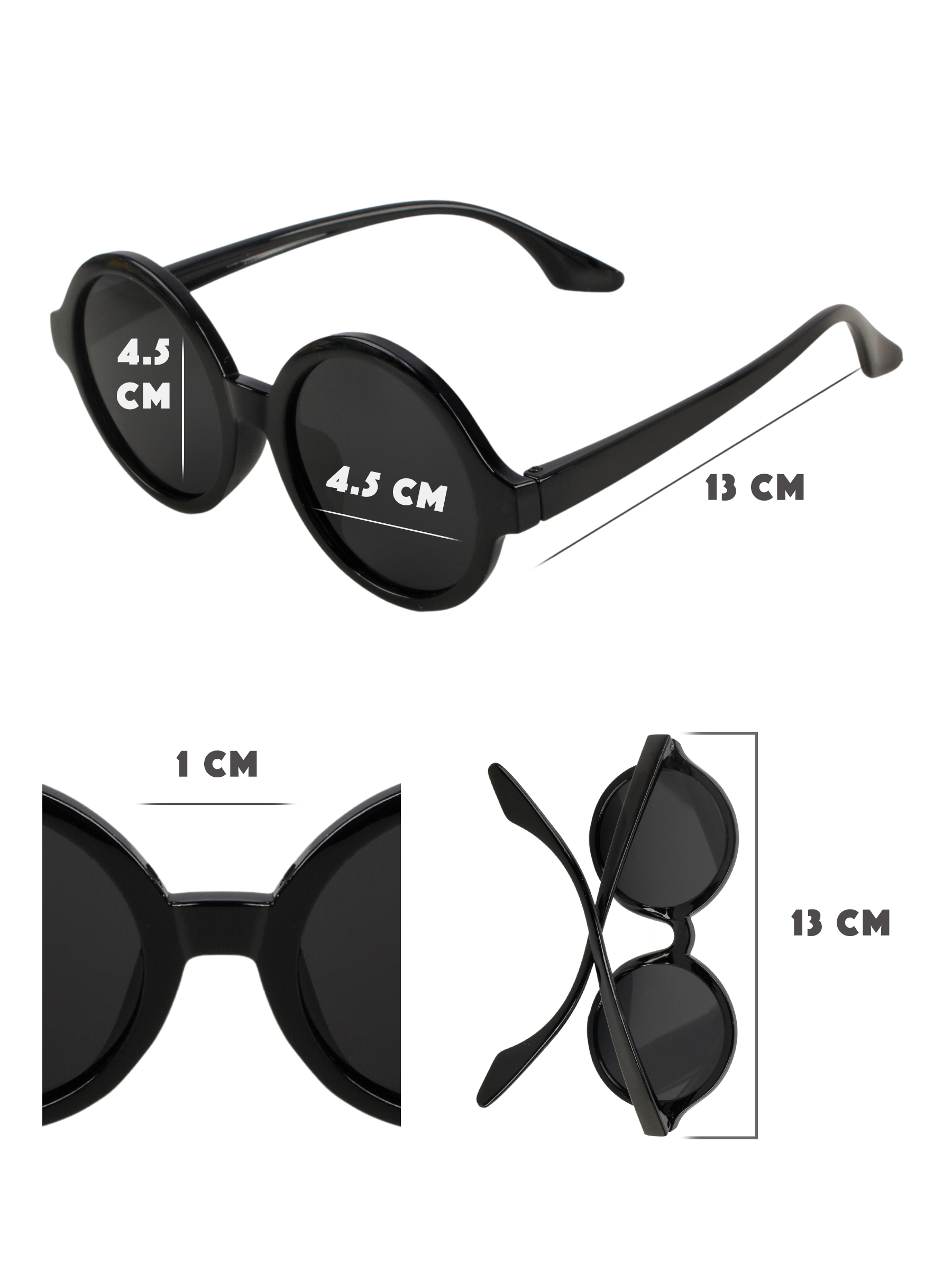 Очки солнцезащитные Little Mania RDT039-BK - фото 3