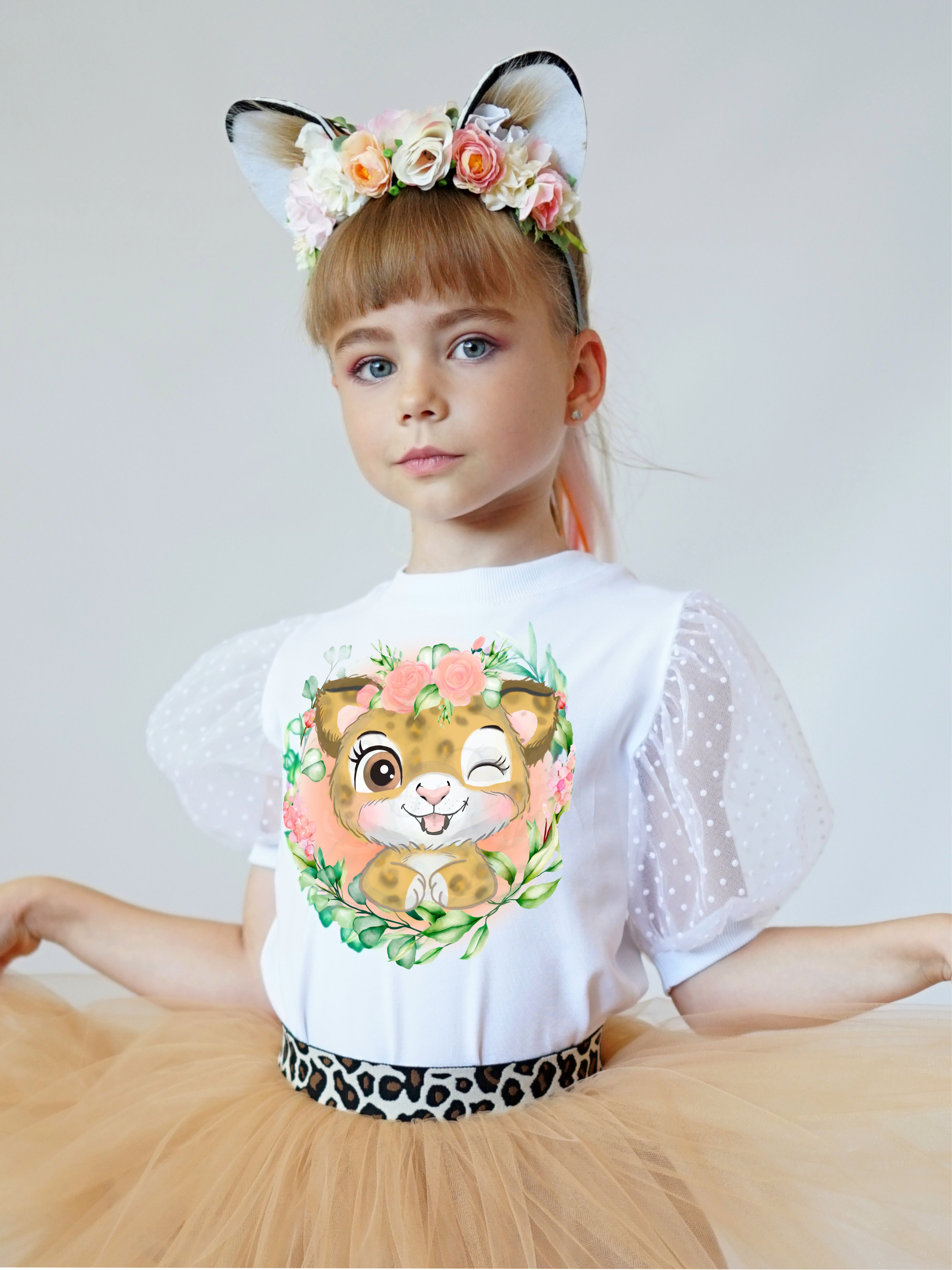 Ободок с ушками леопарда ЭнчантималсDress ОбУшиЛео - фото 5