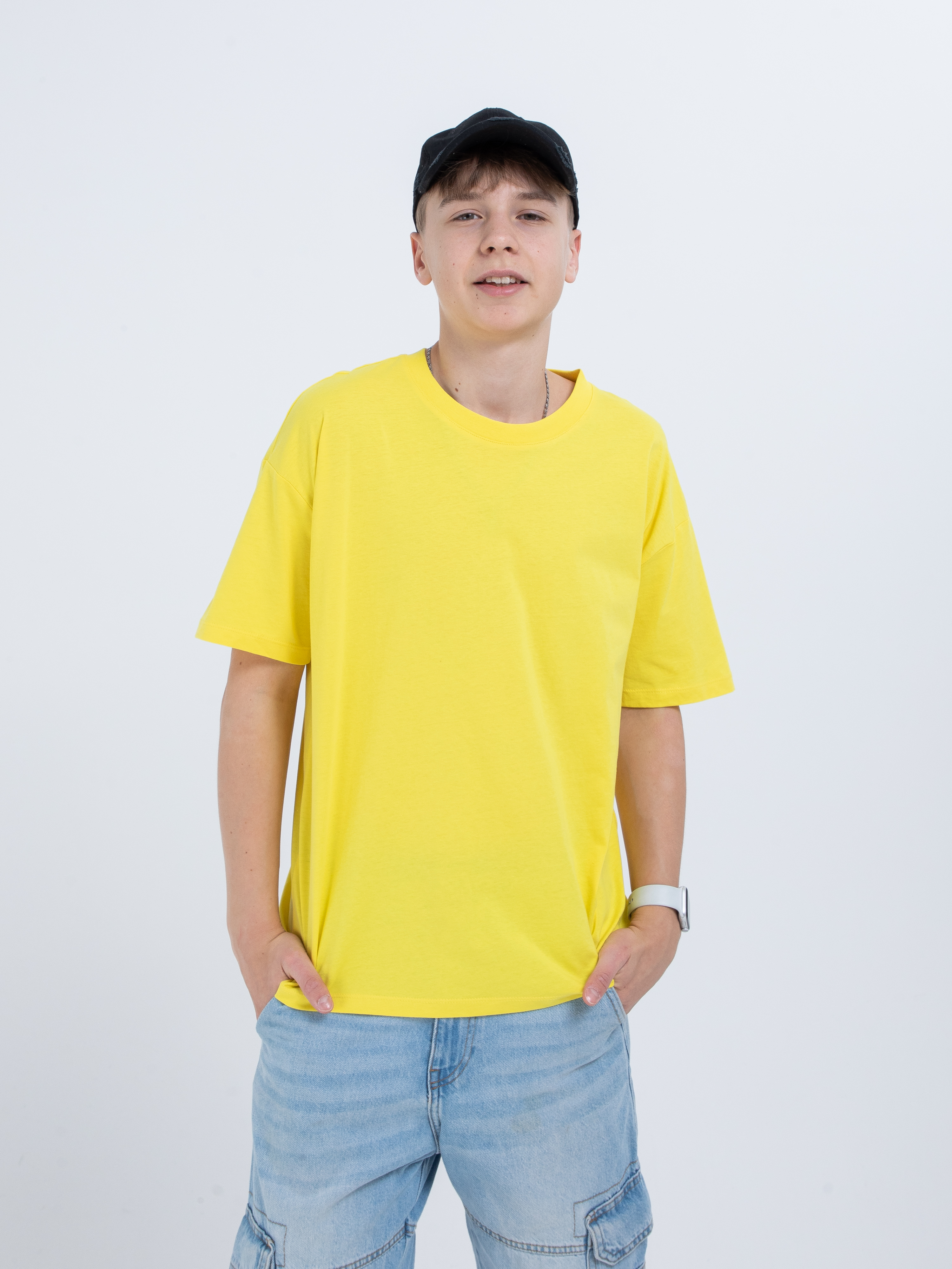 Футболка STELLA MODA 11601._светло-желтый - фото 15