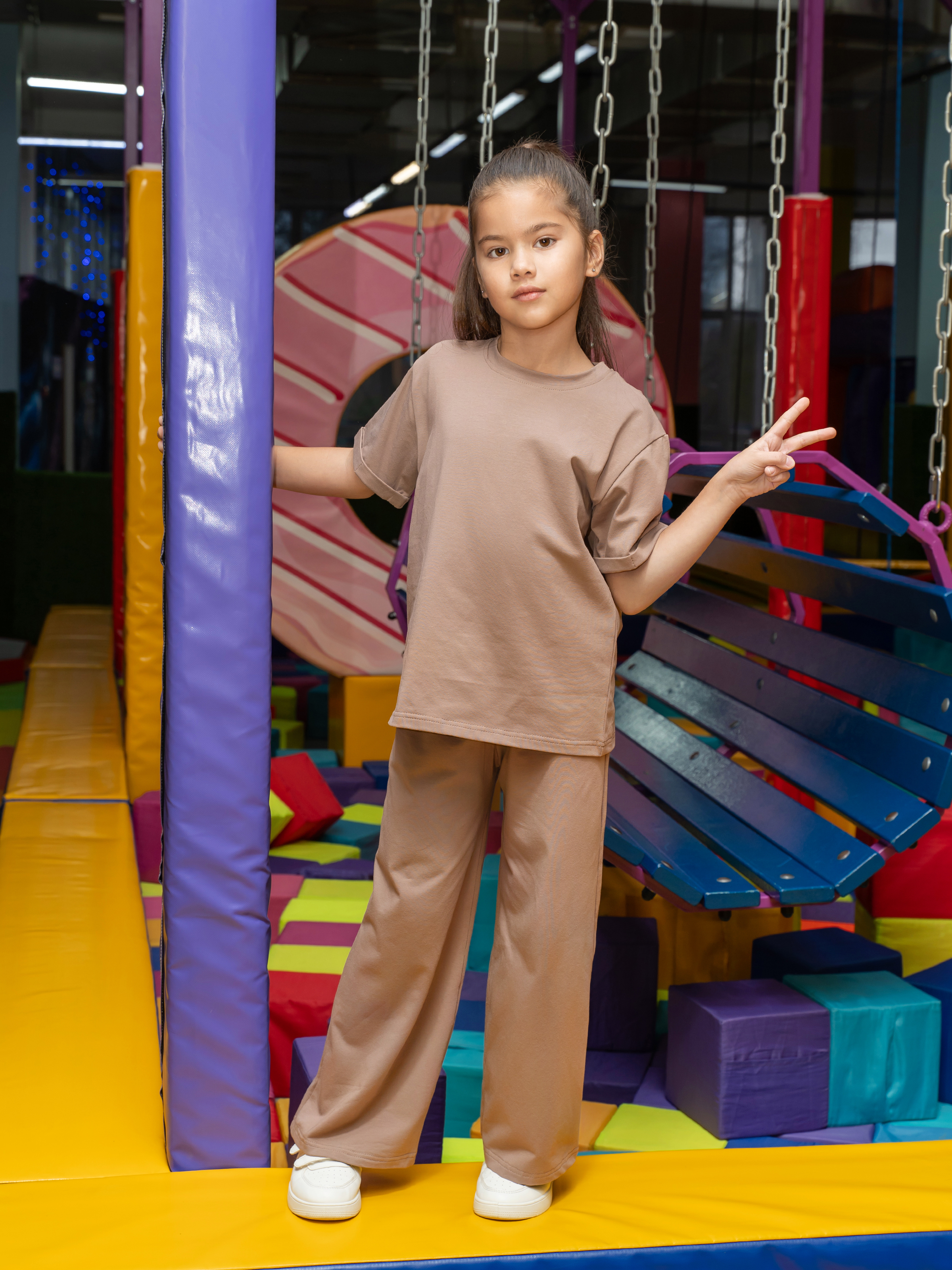 Футболка и брюки ULTRA 7060-Ул кофе - фото 4