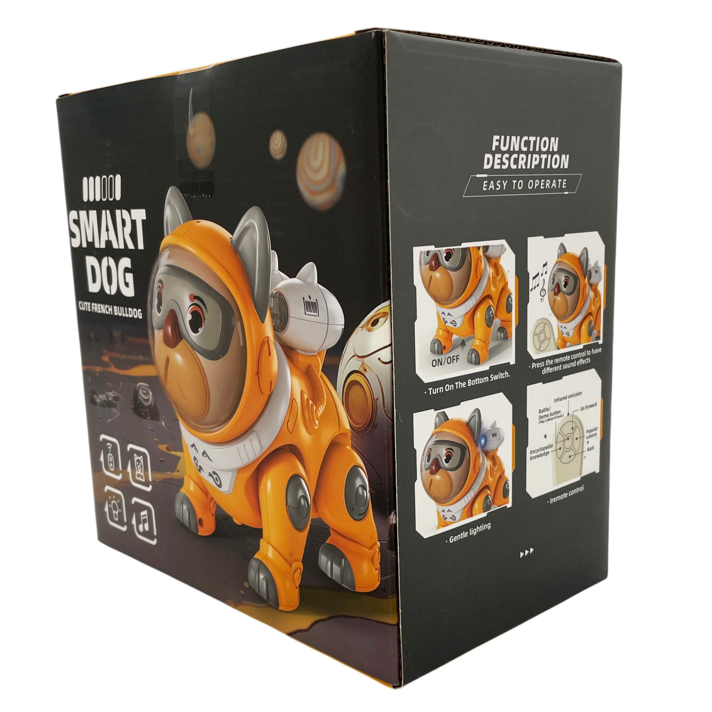 Собака РУ LANSI WORLD Космонавт интерактивная - фото 18