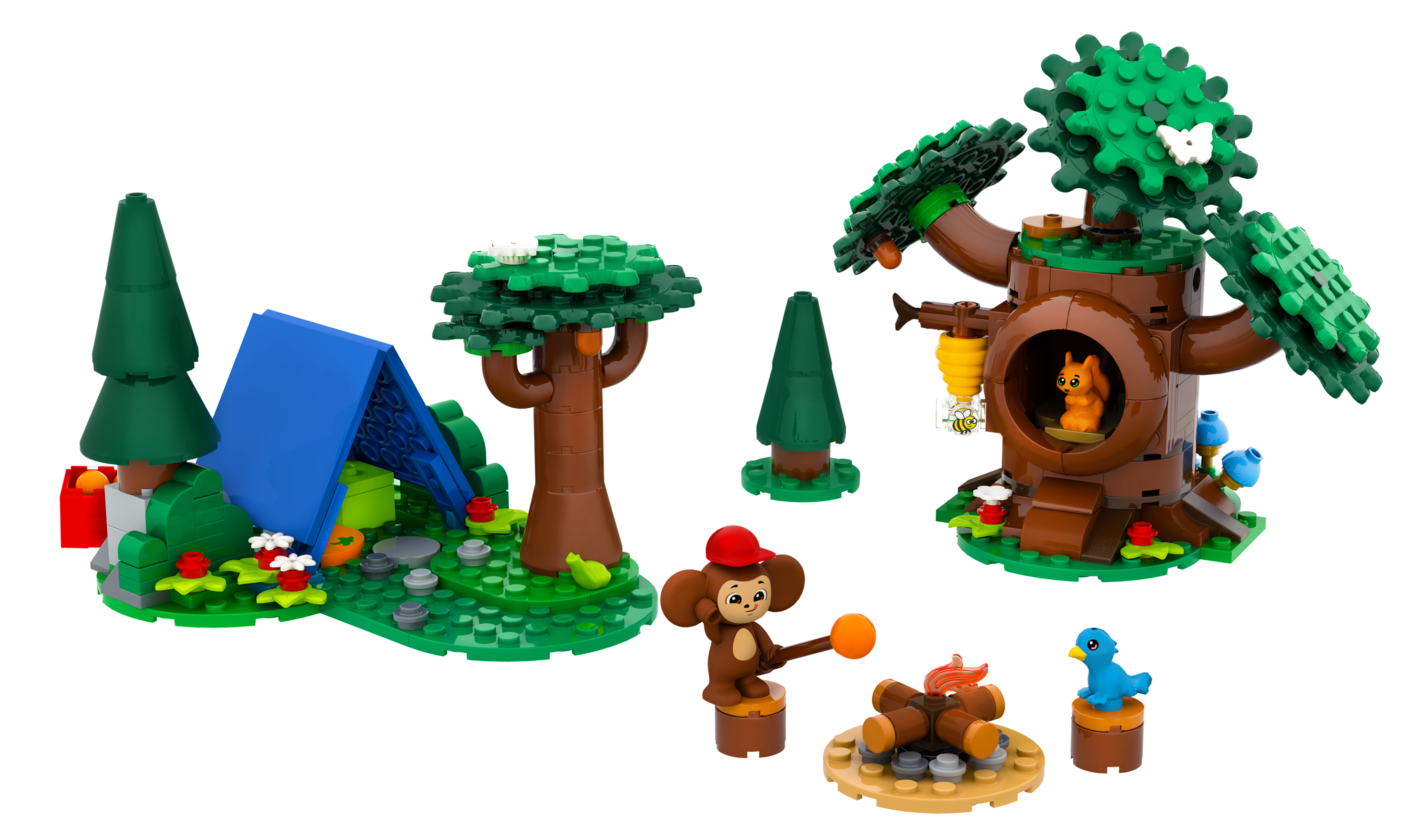 Конструктор РУБРИК Поход 266 дет. - фото 1