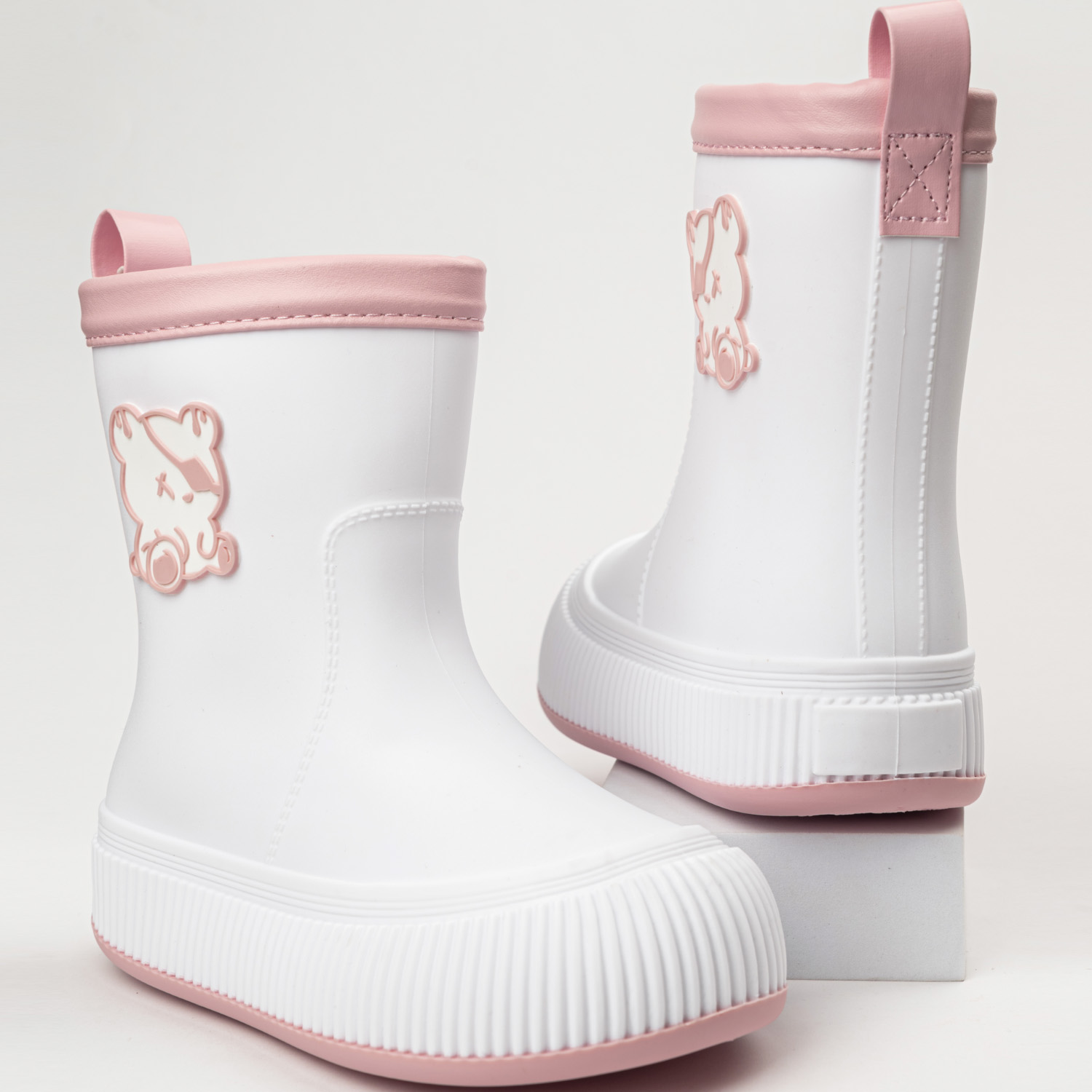 Резиновые сапоги TikkaGo 7B01_2025-01_white-pink - фото 2