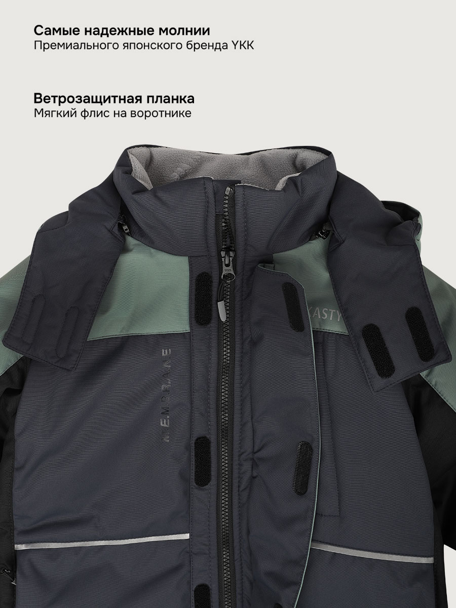 Костюм NIKASTYLE 7з5525 полынь/черный - фото 7