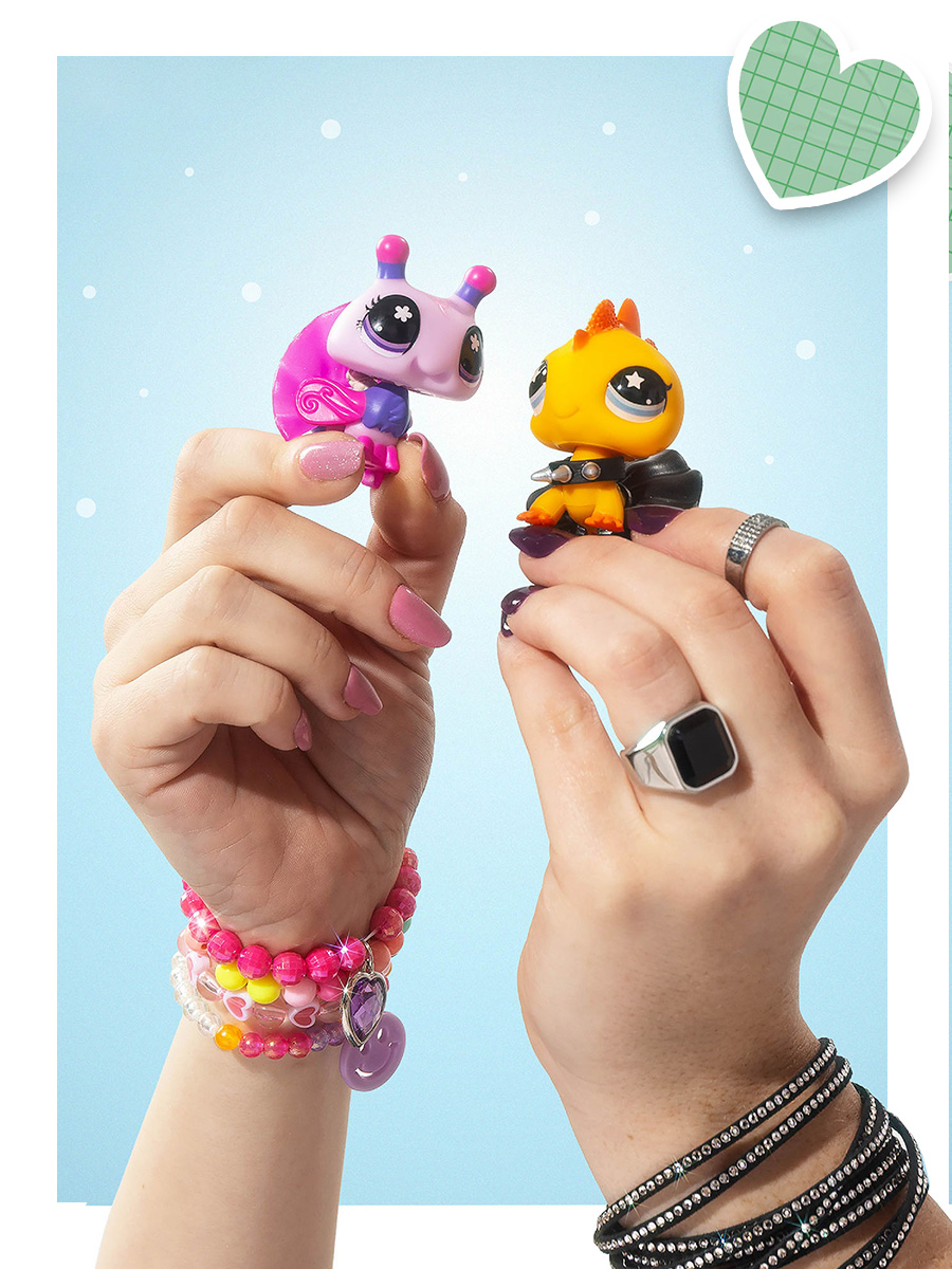 Игровой набор Littlest Pet Shop 2 фигурки Игуана и Пчела - фото 9