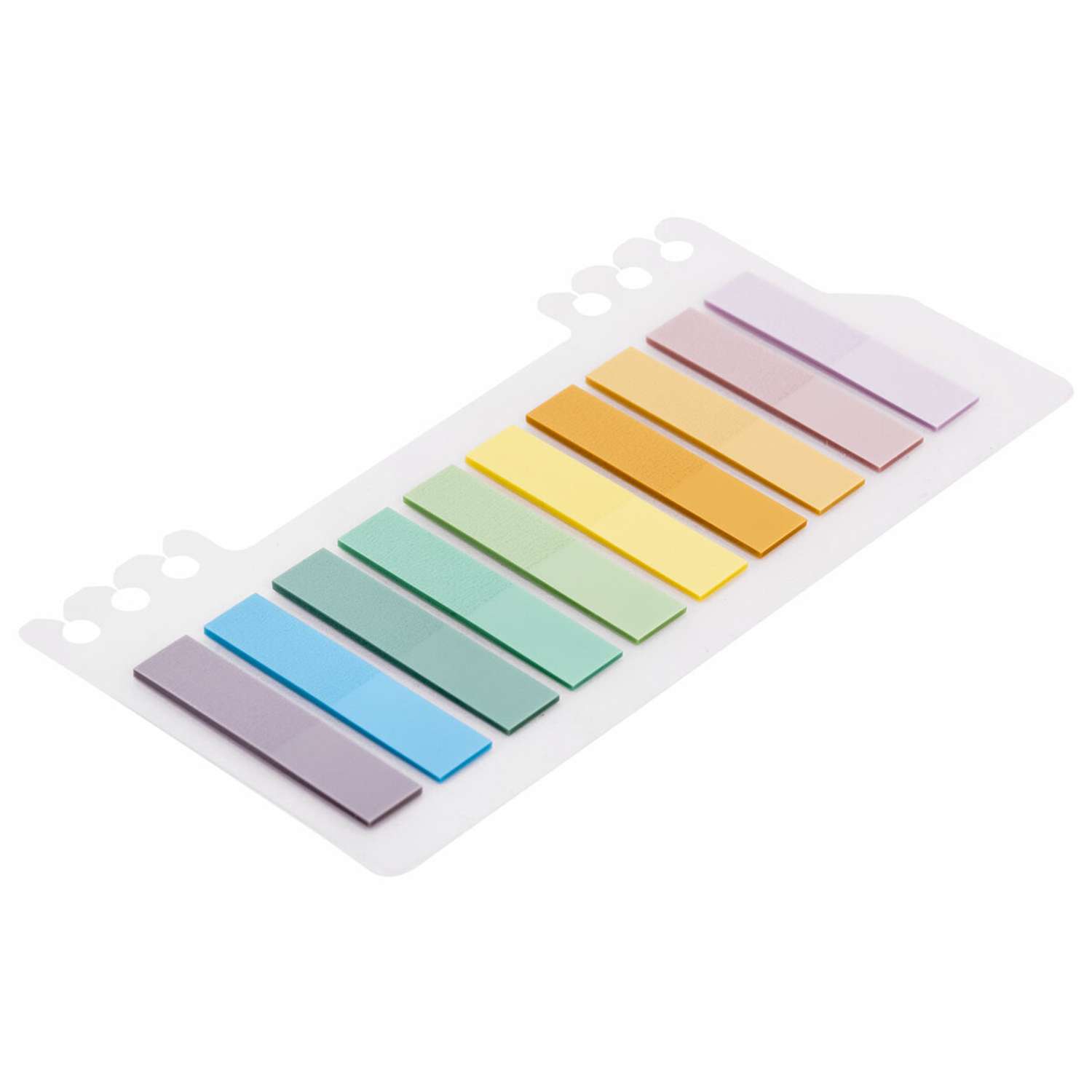 Закладки клейкие пастельные Brauberg пластиковые 45*10мм 10 цветов*20 листов - фото 3