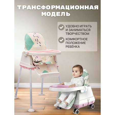 Стульчик для кормления TOMMY Roll трансформер
