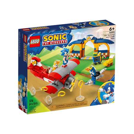 Конструктор LEGO Sonic the Hedgehog Мастерская Тейлза и Торнадо блочный