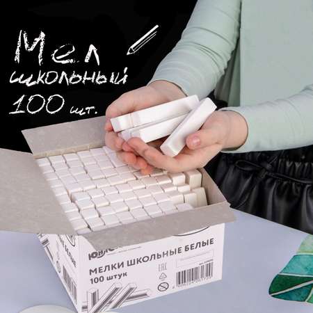 Мел сухой Юнландия 100 шт.