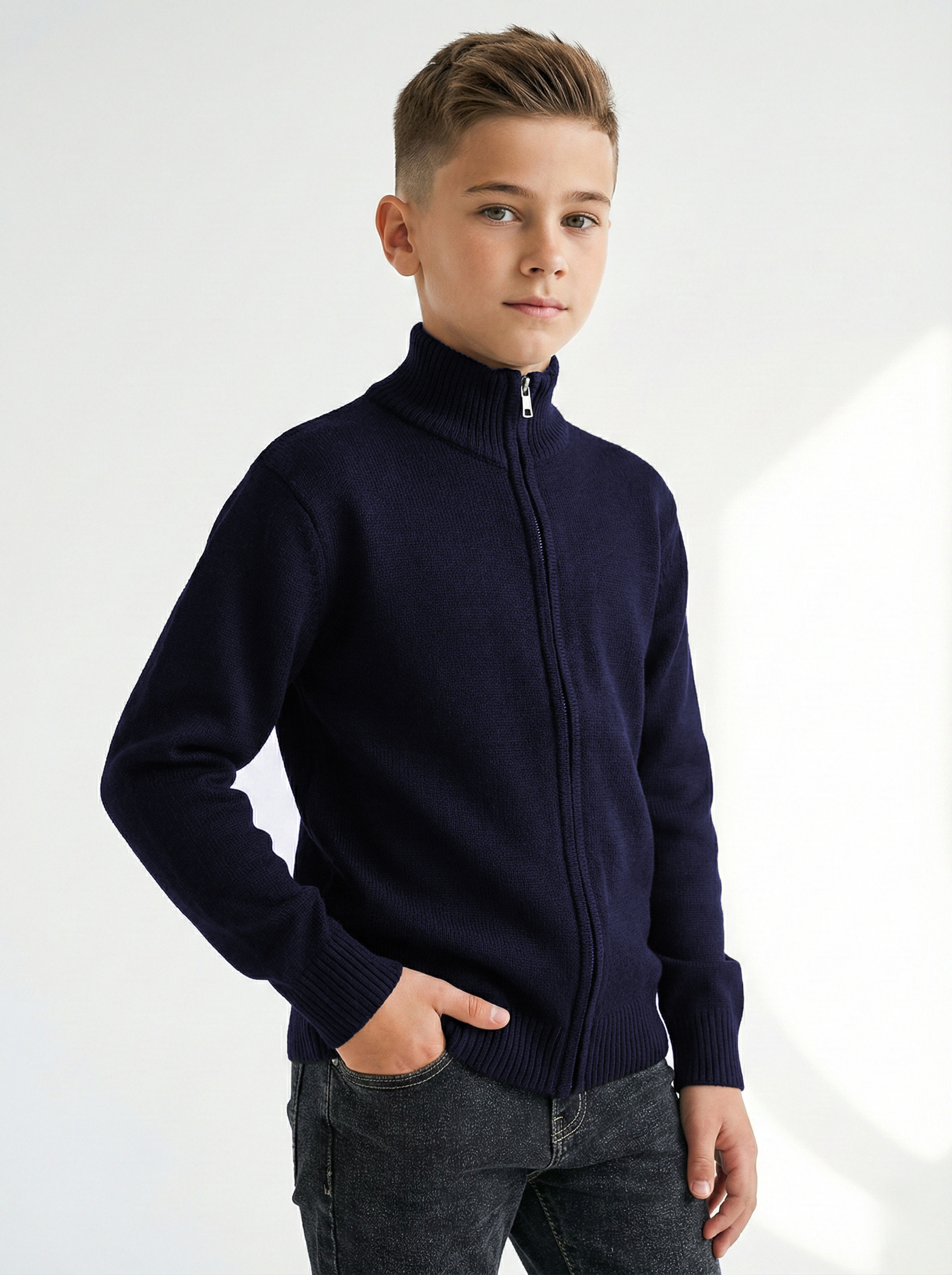 Кардиган СИНИЙ МИР FUL8401-C62 - фото 1