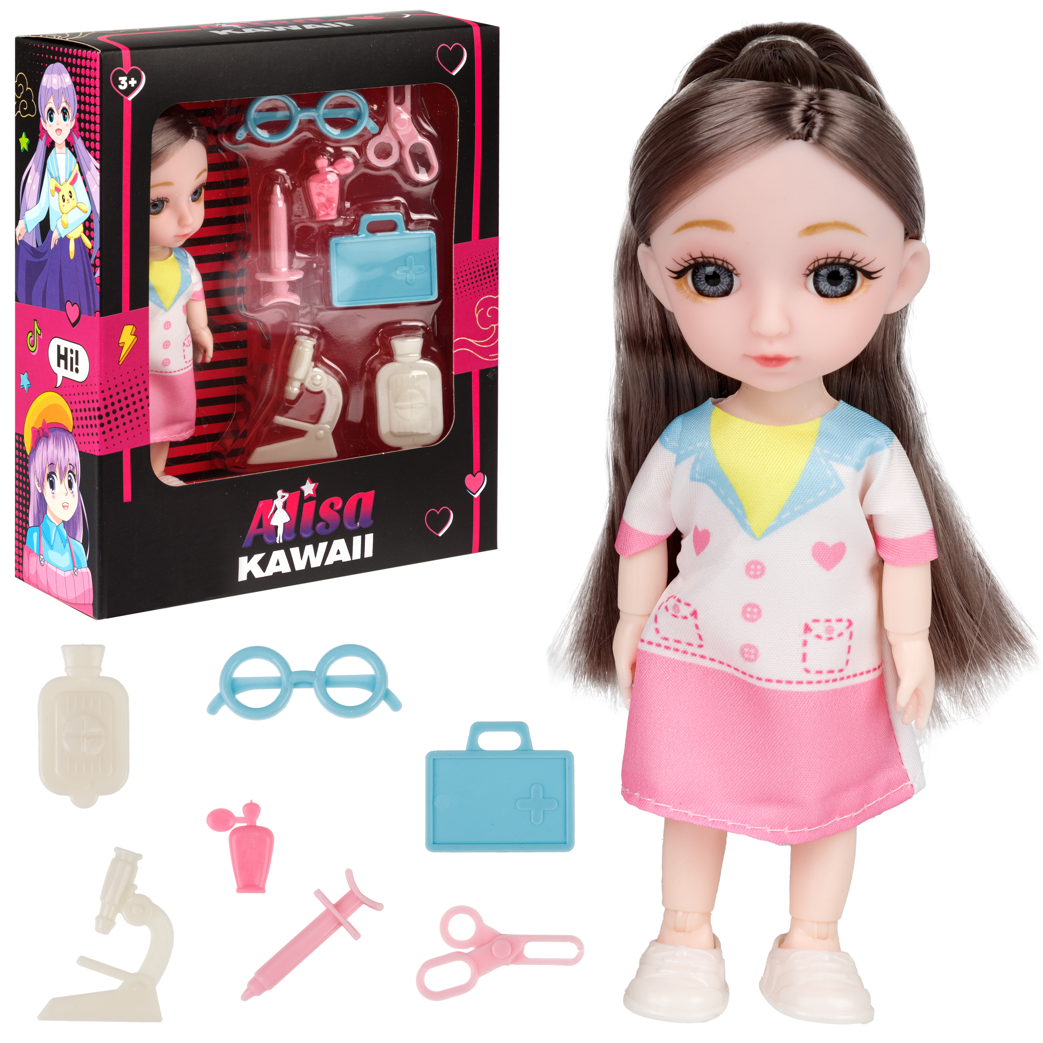 Кукла мини 1TOY Alisa Kawaii Т24355 - фото 9