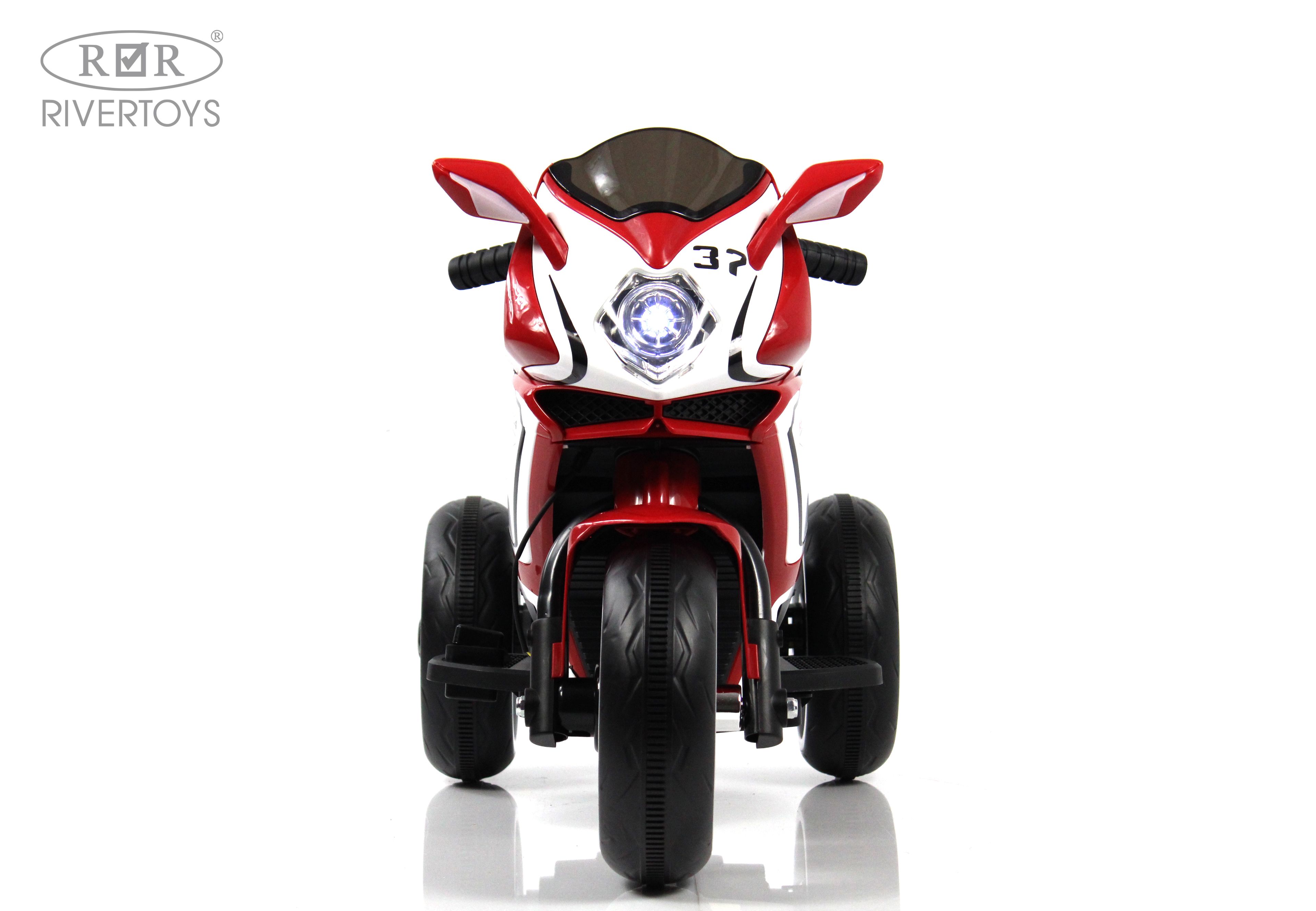 Электромобиль RIVERTOYS K222AM-RED - фото 17